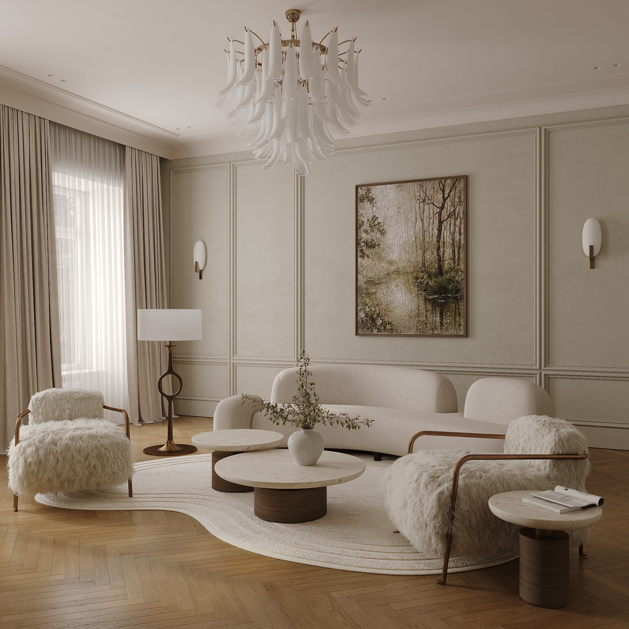 Living room/Amsterdam. Solovets visualization