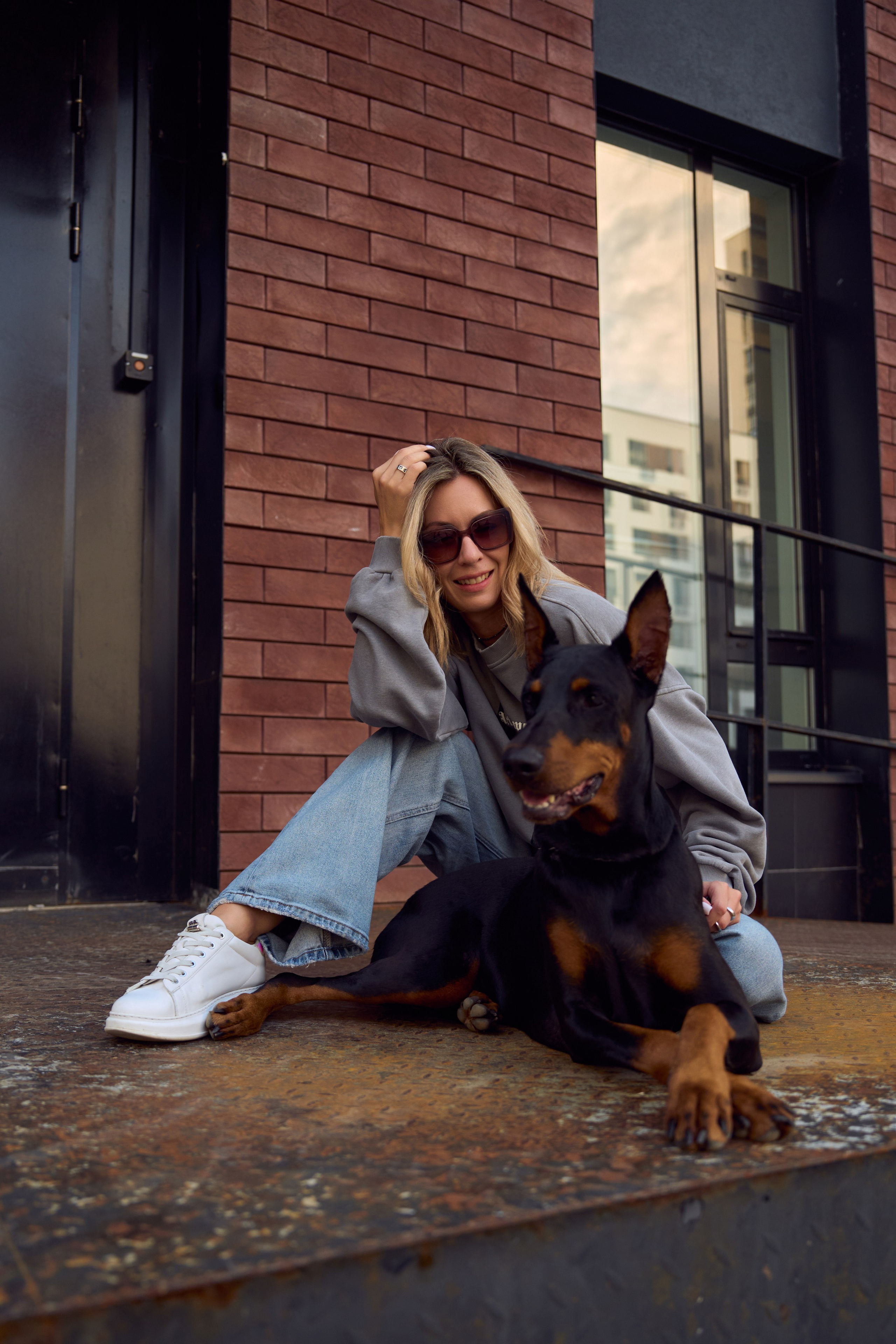 Фотосессия с доберманом. Фотограф