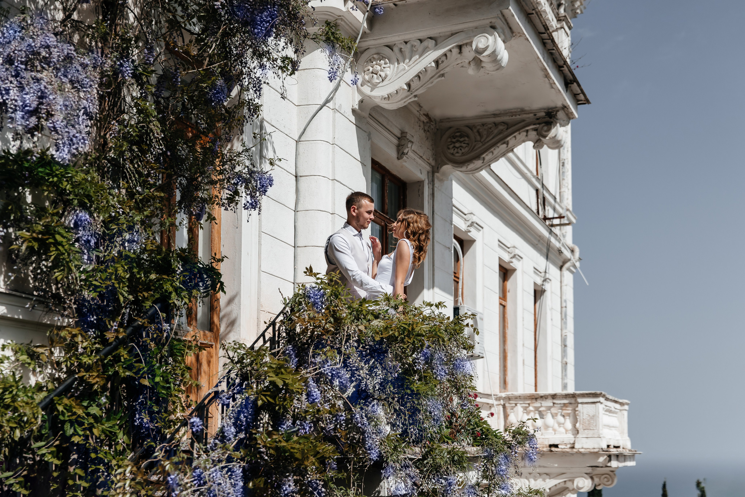 Весенняя Гаспра, Вилла Танго. Анонс свадьбы Максима и Дианы. Свадебный фотограф в Крыму и Севастополе Ольга Баскакова