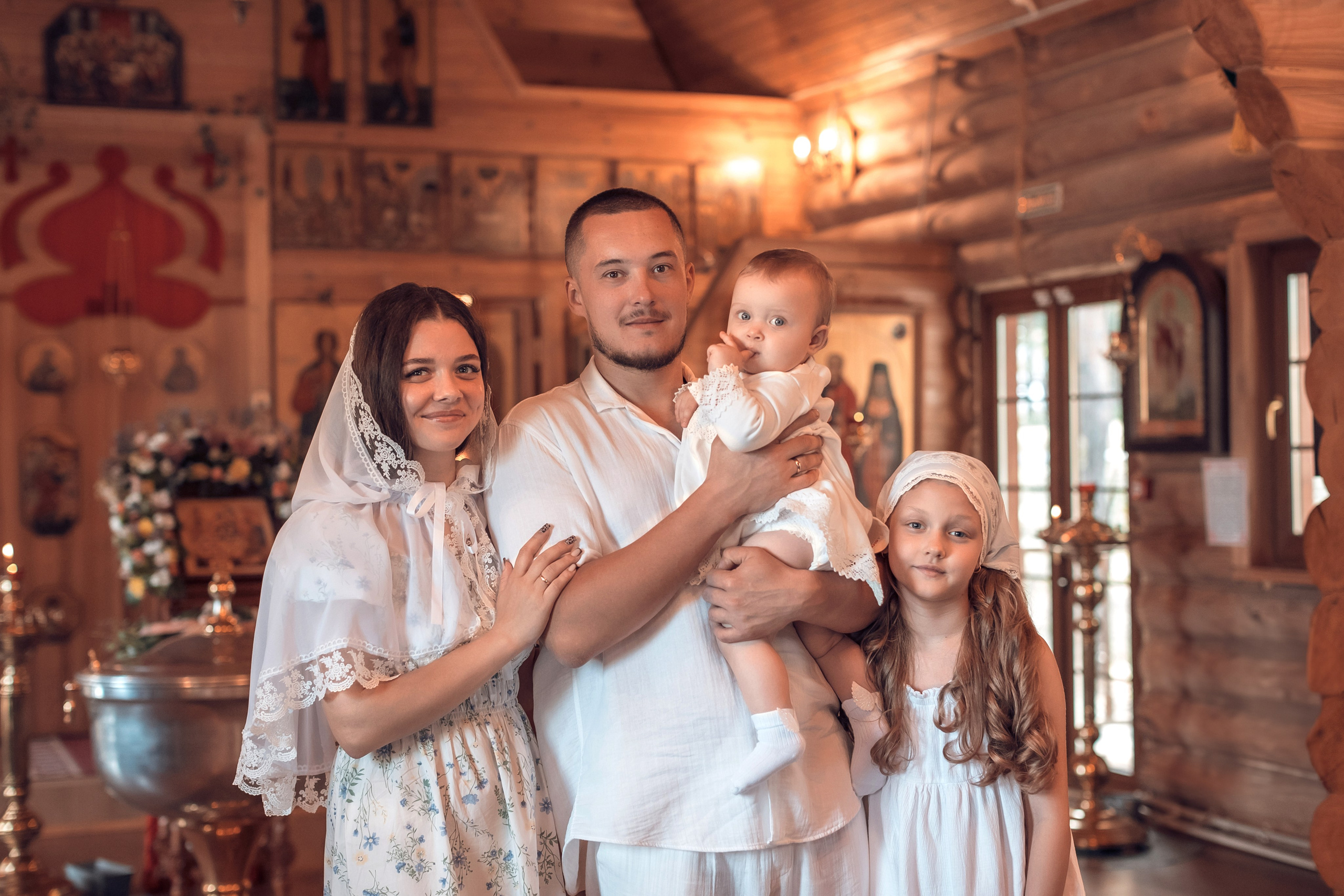 Таинство Крещения Варвары в Храме Рождества Пресвятой Богородицы. Главная