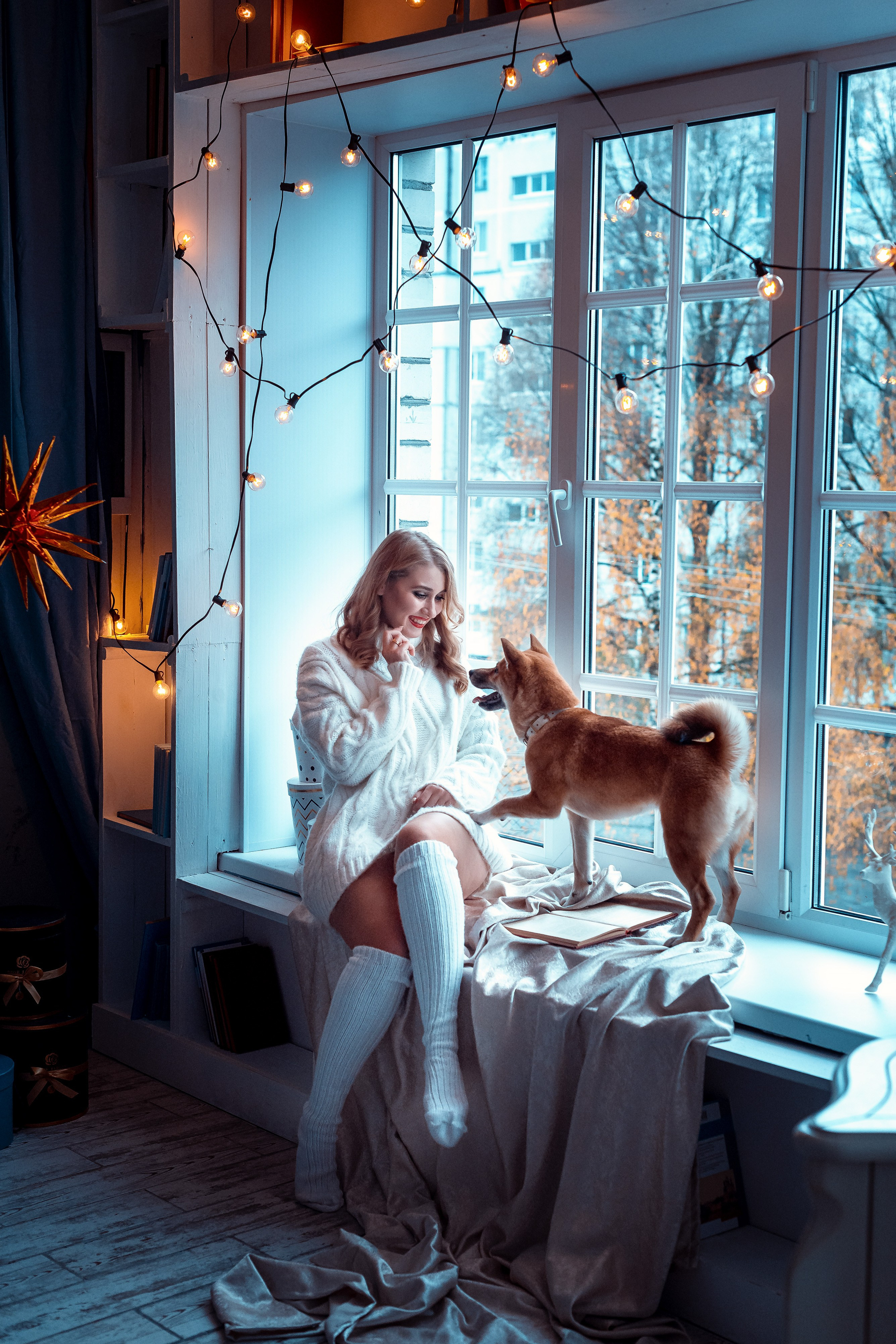 Элина и Симба Сиба-Ину. Женский фотограф Крещение Венчание Москва Брянск