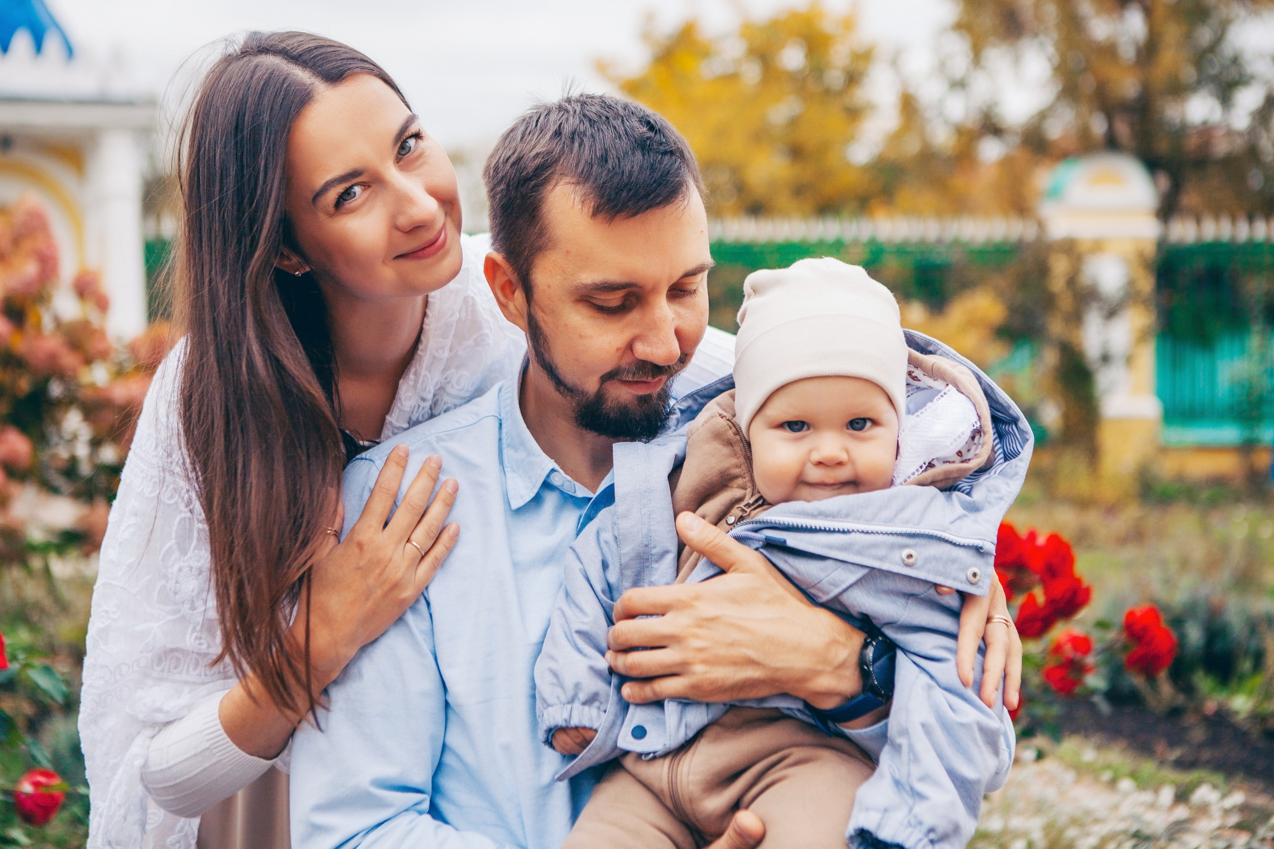 Крещение ребенка в церкви. Фотограф Ольга Ефремова