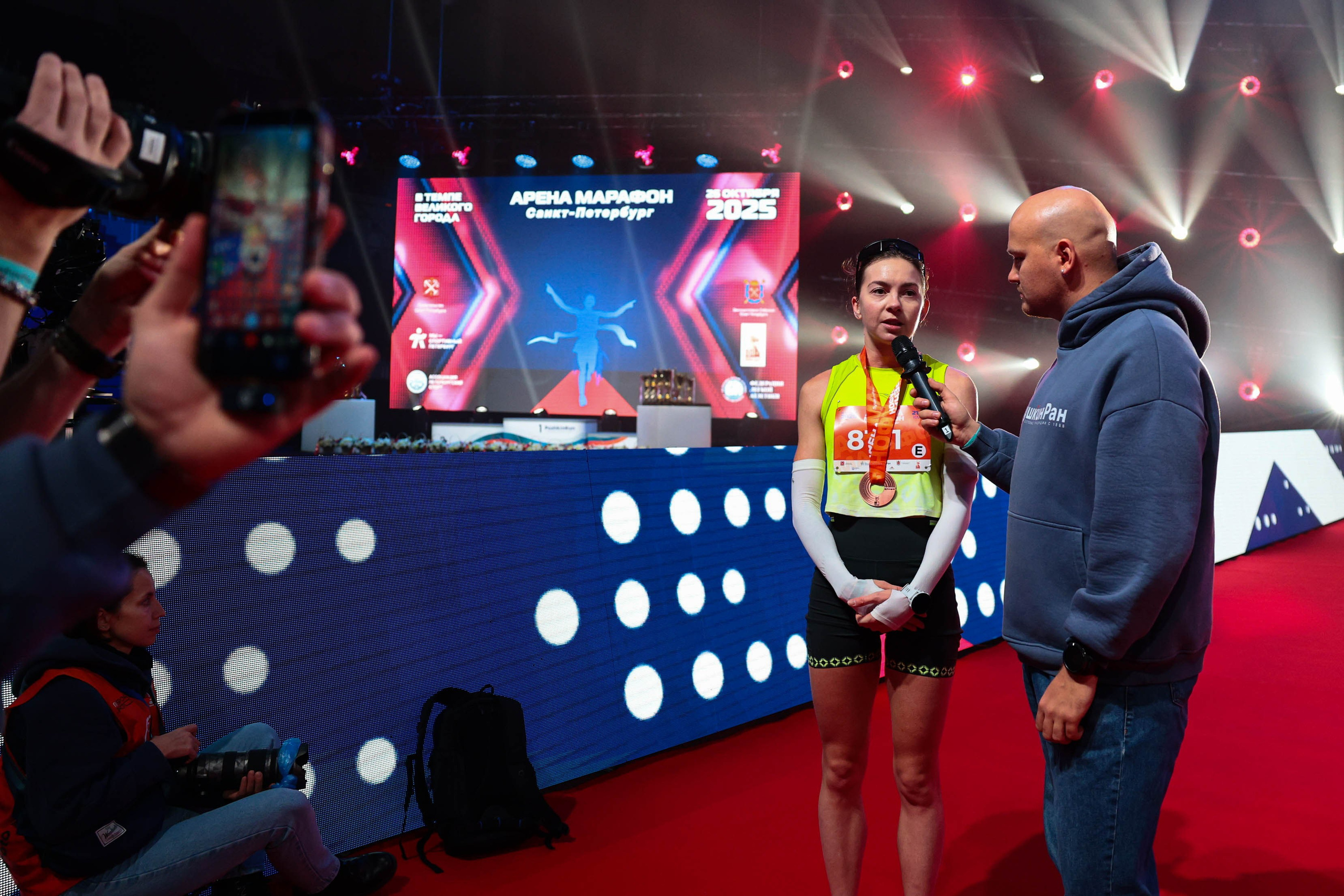 Арена марафон 2025. Спортивный фотограф в Санкт-Петербурге Илья Vacool