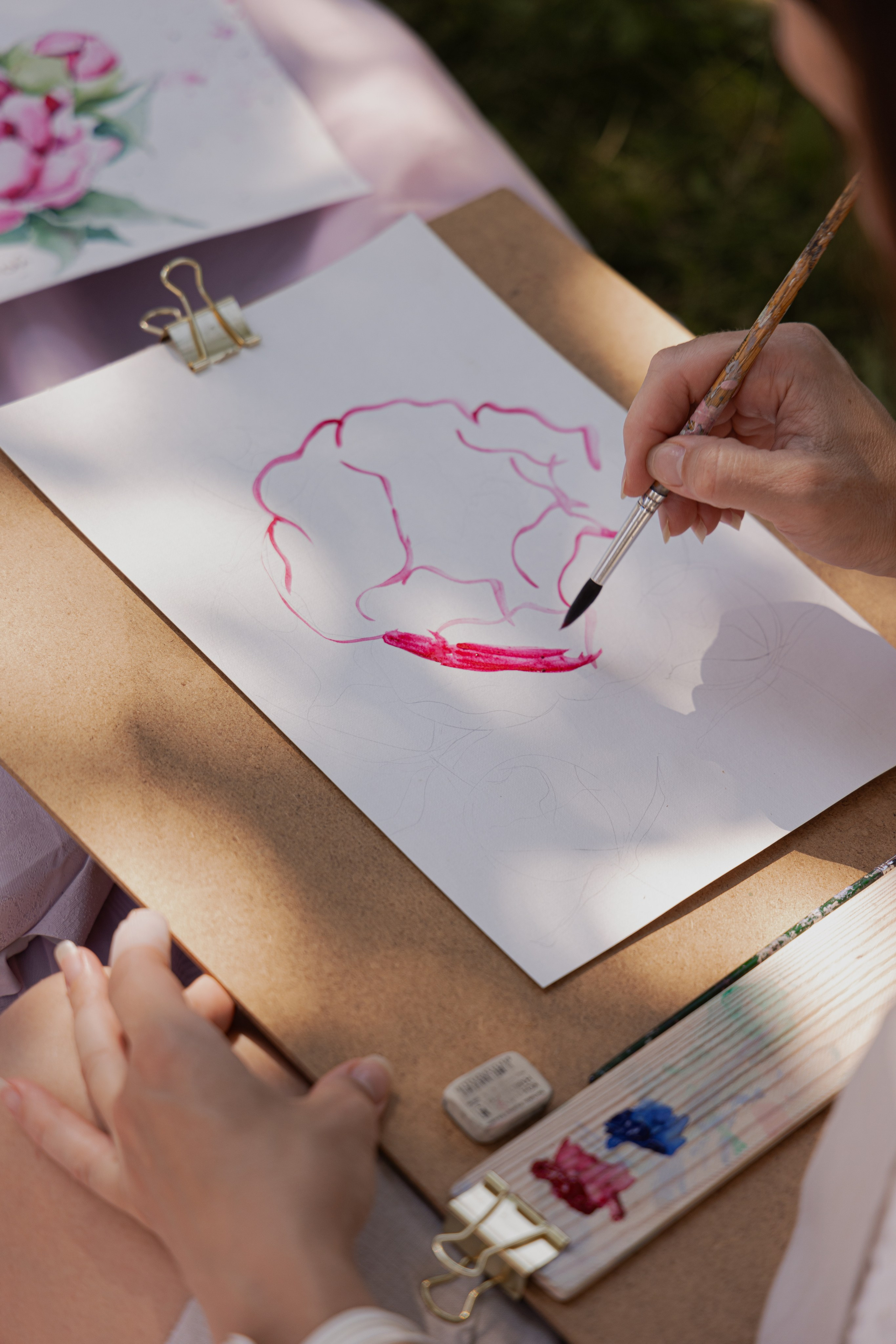 МК Пион (пикник в парке). Анастасия Ракчеева Художник