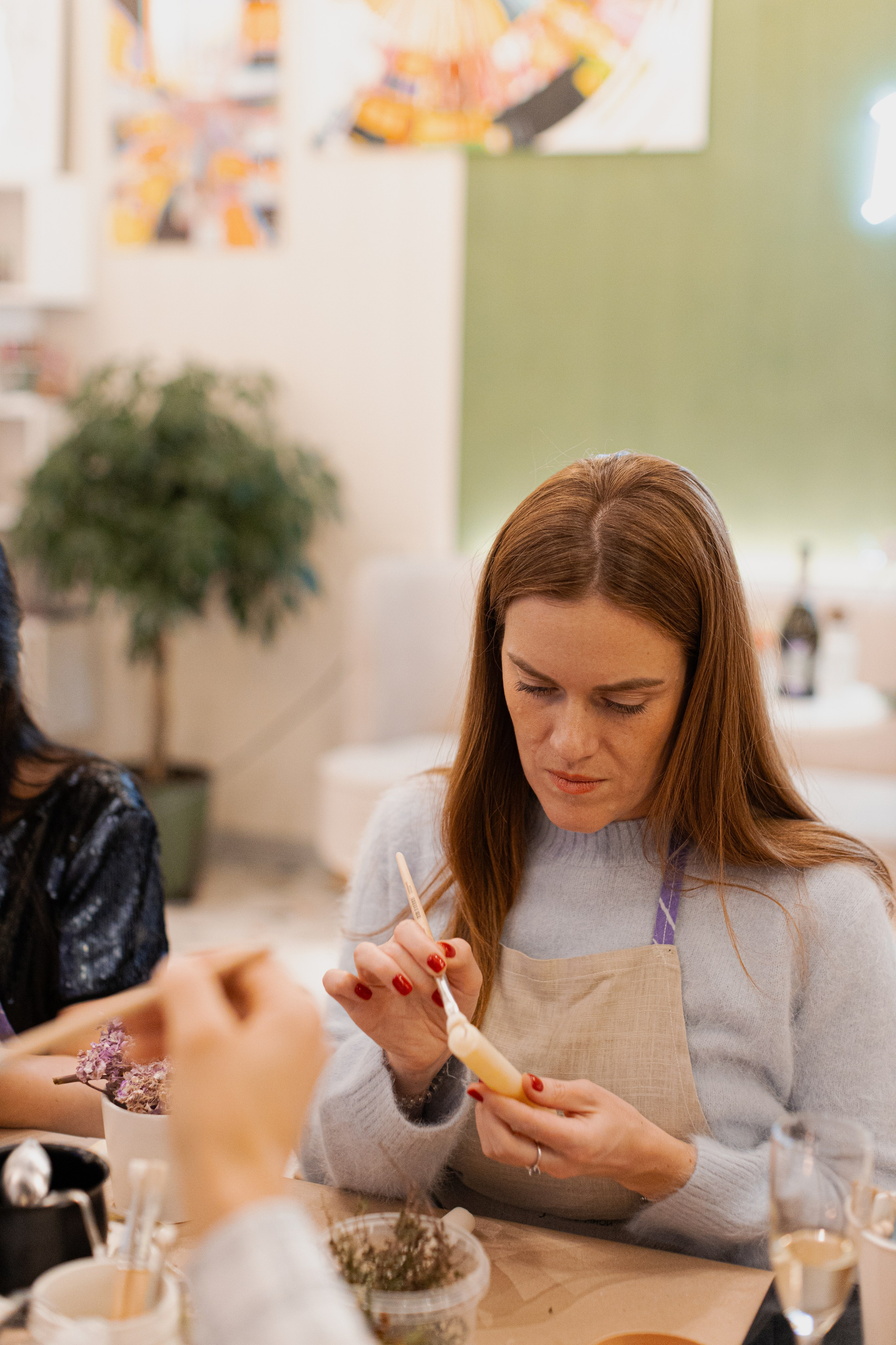 Мк свечи и венок (новогодний корпоратив). Анастасия Ракчеева Художник