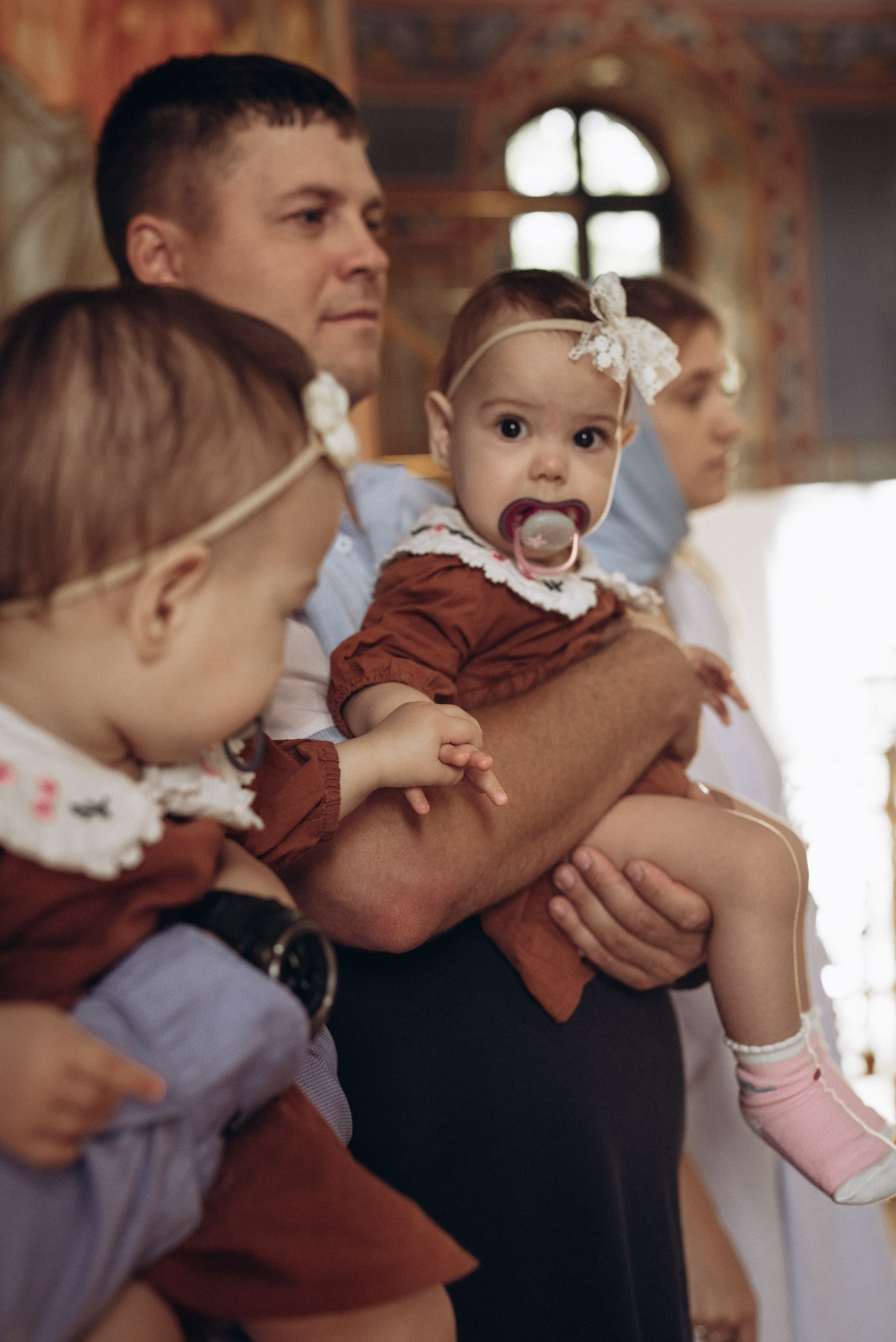 Крещение Ксении и Елизаветы. Фотограф новорождённых и семейный фотограф в Иваново Любовь Капранова