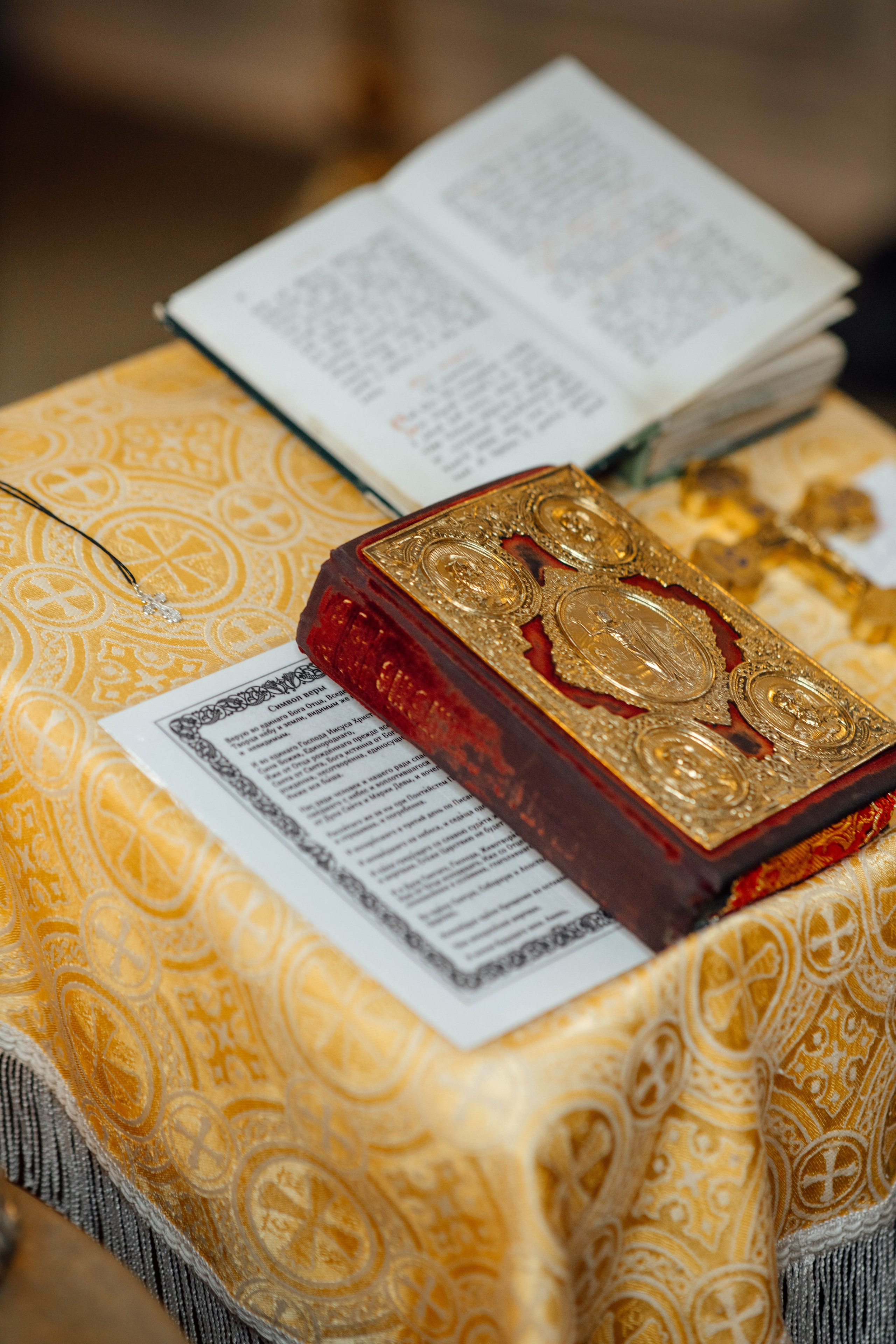 Таинство крещения Льва, храм Вознесения Господня, Ждановичи, февраль 2025