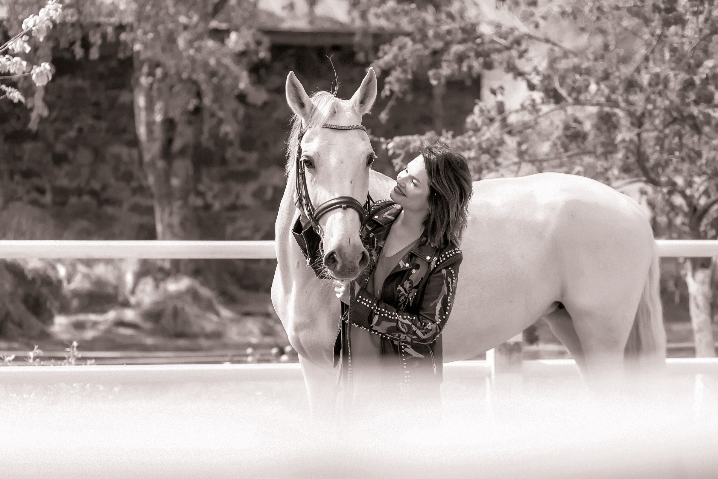 Галина и ее лошадь Сказка. Фотограф женский и мужской портрет Санкт-Петербург