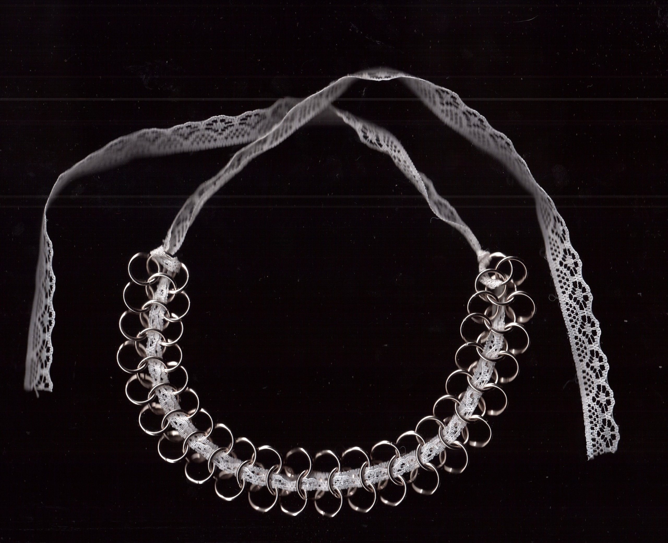 Чокеры из кольчуги. Украшения из кольчуги в Москве Соня Спросонья