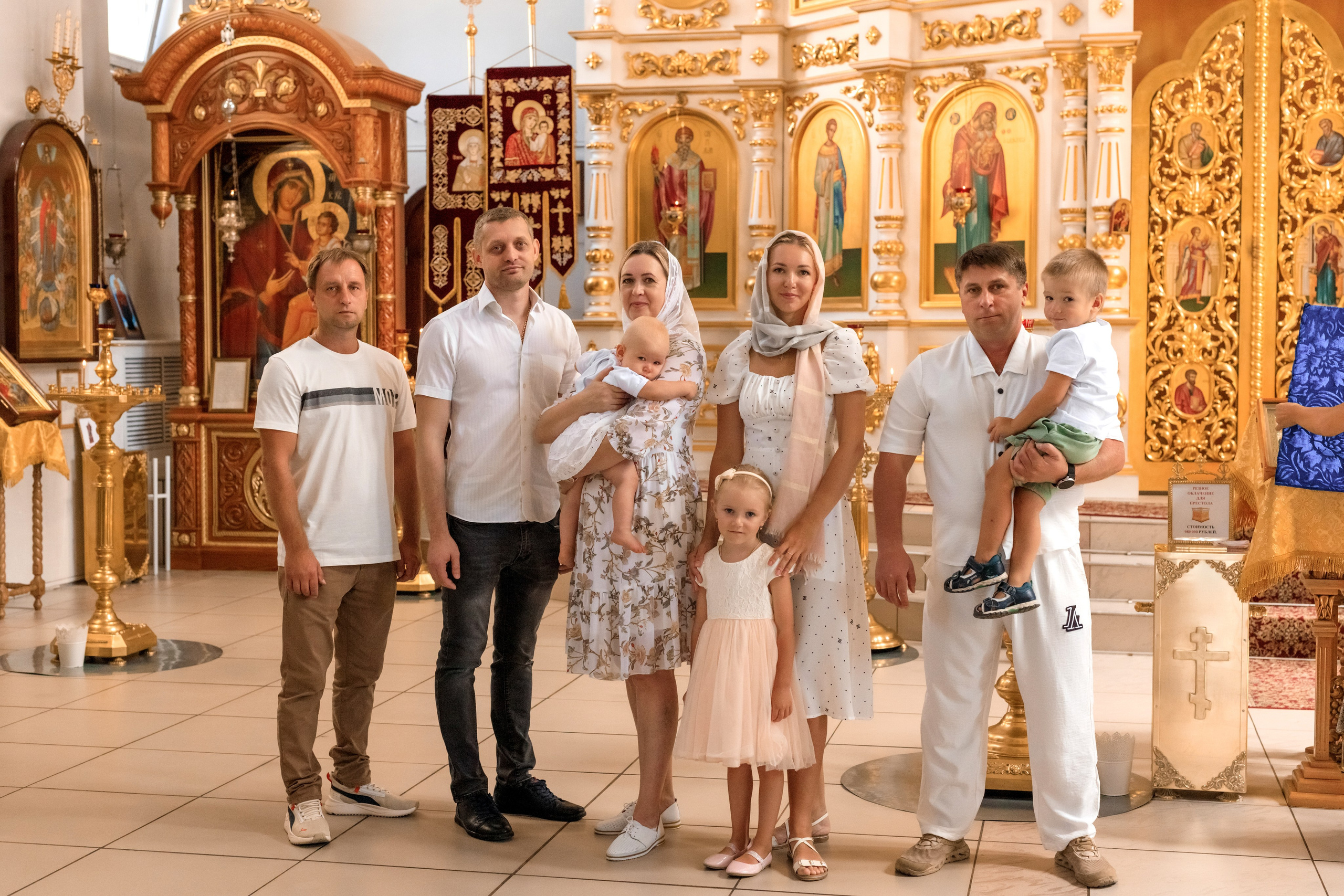 Крещение Анны. Семейный и детский фотограф в Краснодаре Элона Литвинова