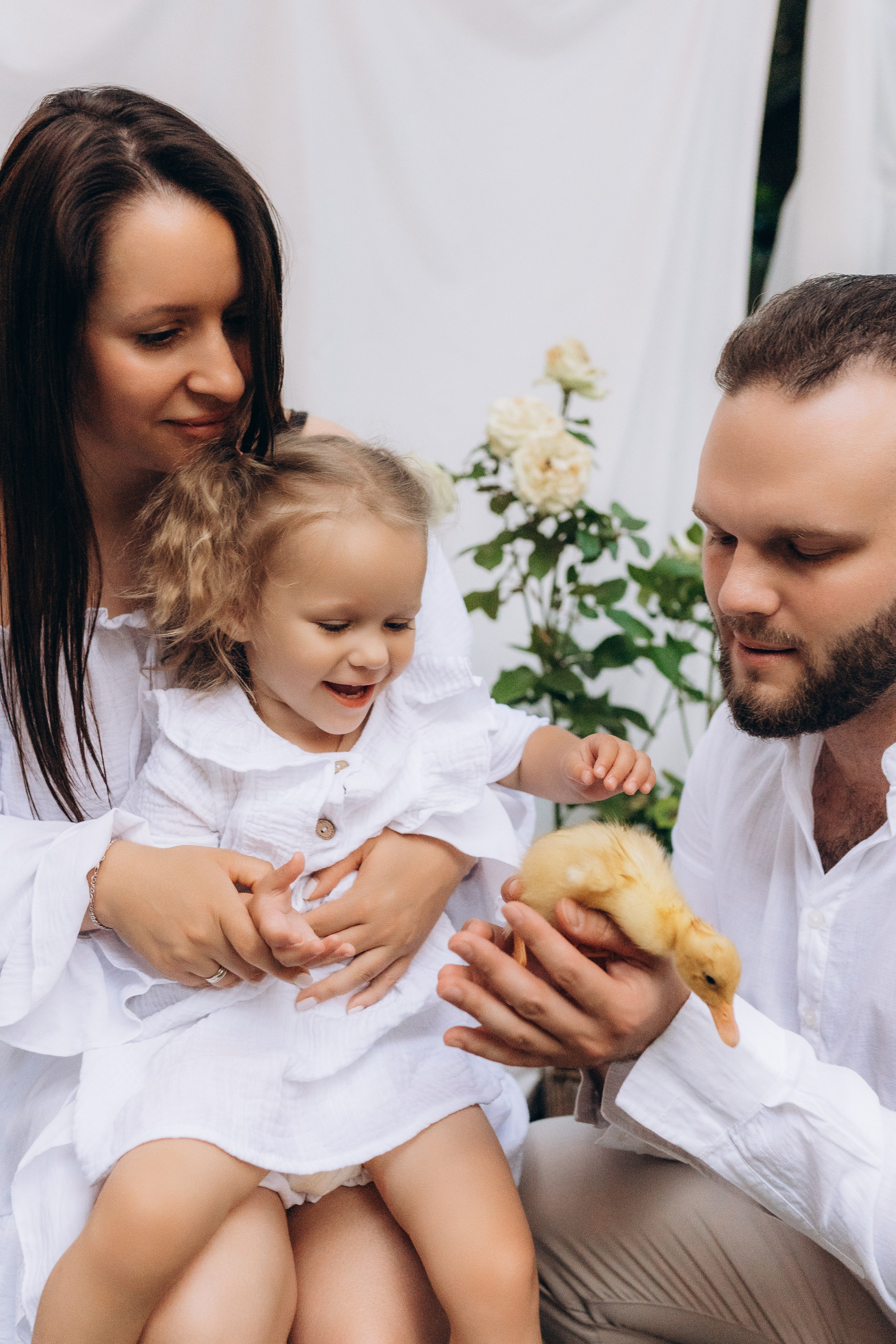 Семейная фотосессия в студии в Москве, семейный фотограф Анна Полушина. Свадебный фотограф в Москве Анна Полушина