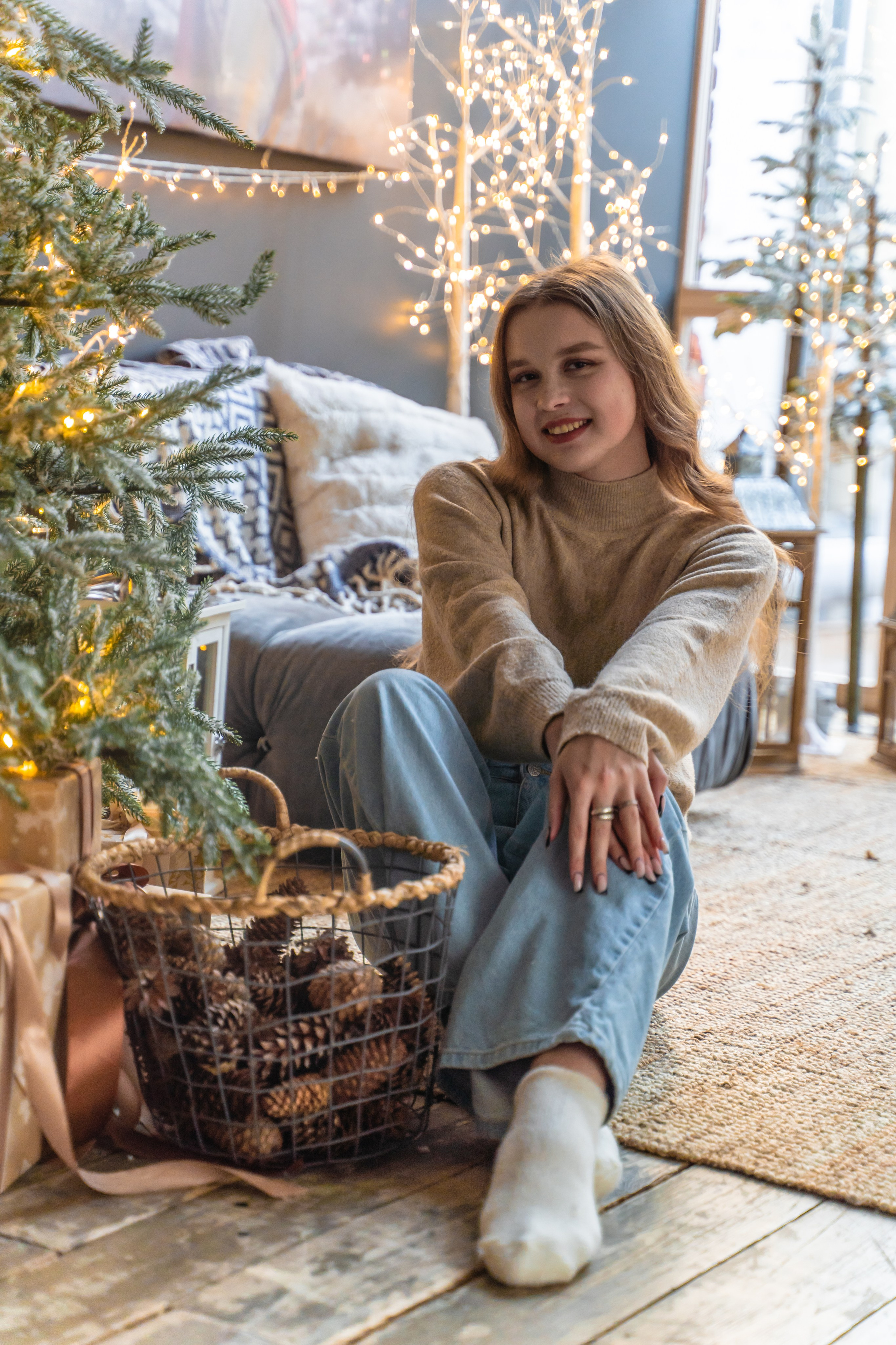Арина и хаски Капелла и Агнар. Фотограф в Москве Ленарская Дарья