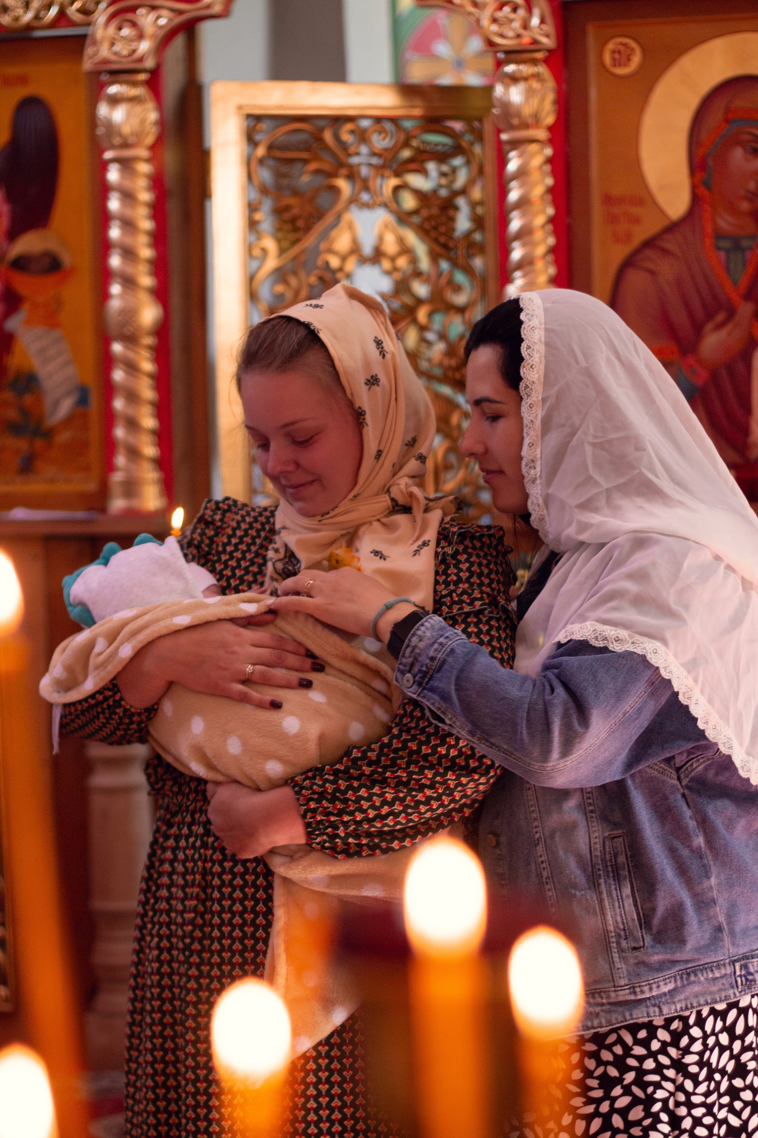 Таинство крещения, Крещение в Бологое, Крещение, платок на крещение. Свадебный и семейный фотограф Бологое Тверь — Ninel