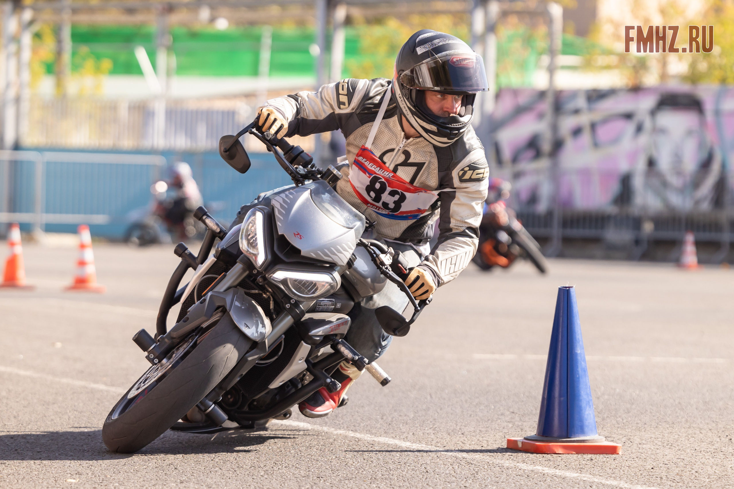 Соревнования по мотоджимхане на площадке Мосгортранс 15.09.2024. Фотограф Владимир Охрименко