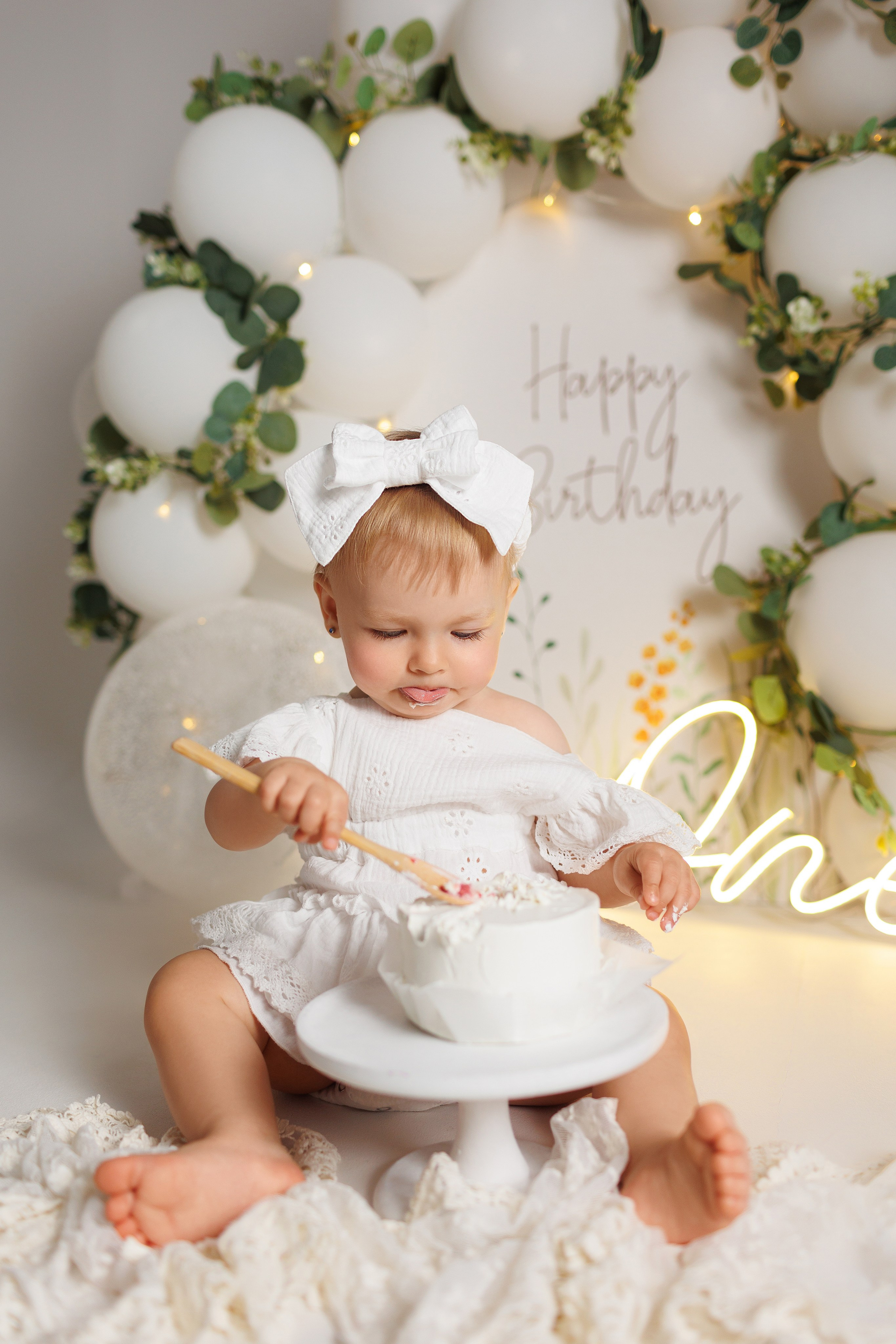 Фотосъёмка первого годика. Фотограф Беременности и Новорождённых в Кемерово