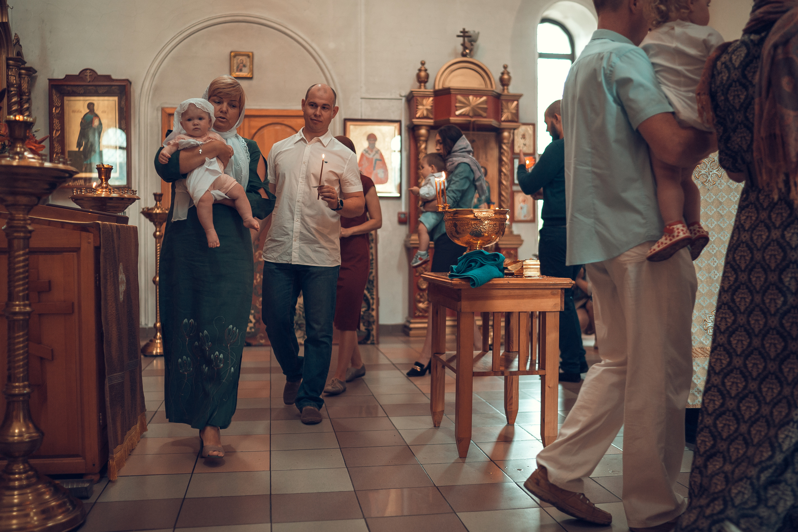 Крещение Марии Храм святого апостола и евангелиста Луки. Фотограф на Крещение и Венчание в Красноярске Рамазанова Юлия
