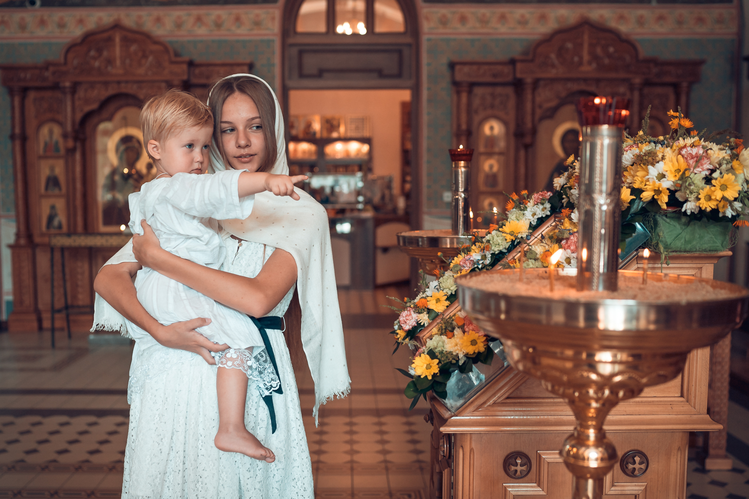 Крещение Артемия Храм Иоанна Предтечи. Фотограф на Крещение и Венчание в Красноярске Рамазанова Юлия