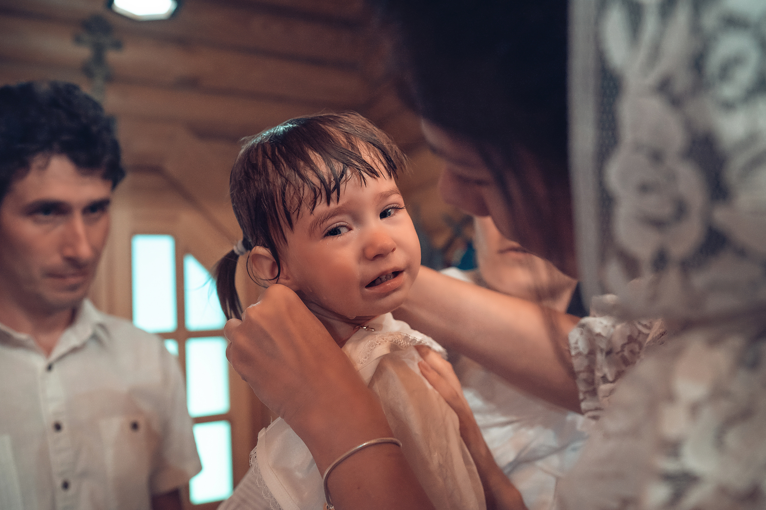 Крещение Юлии Храм Вифлеемских младенцев в Соснах. Фотограф на Крещение и Венчание в Красноярске Рамазанова Юлия