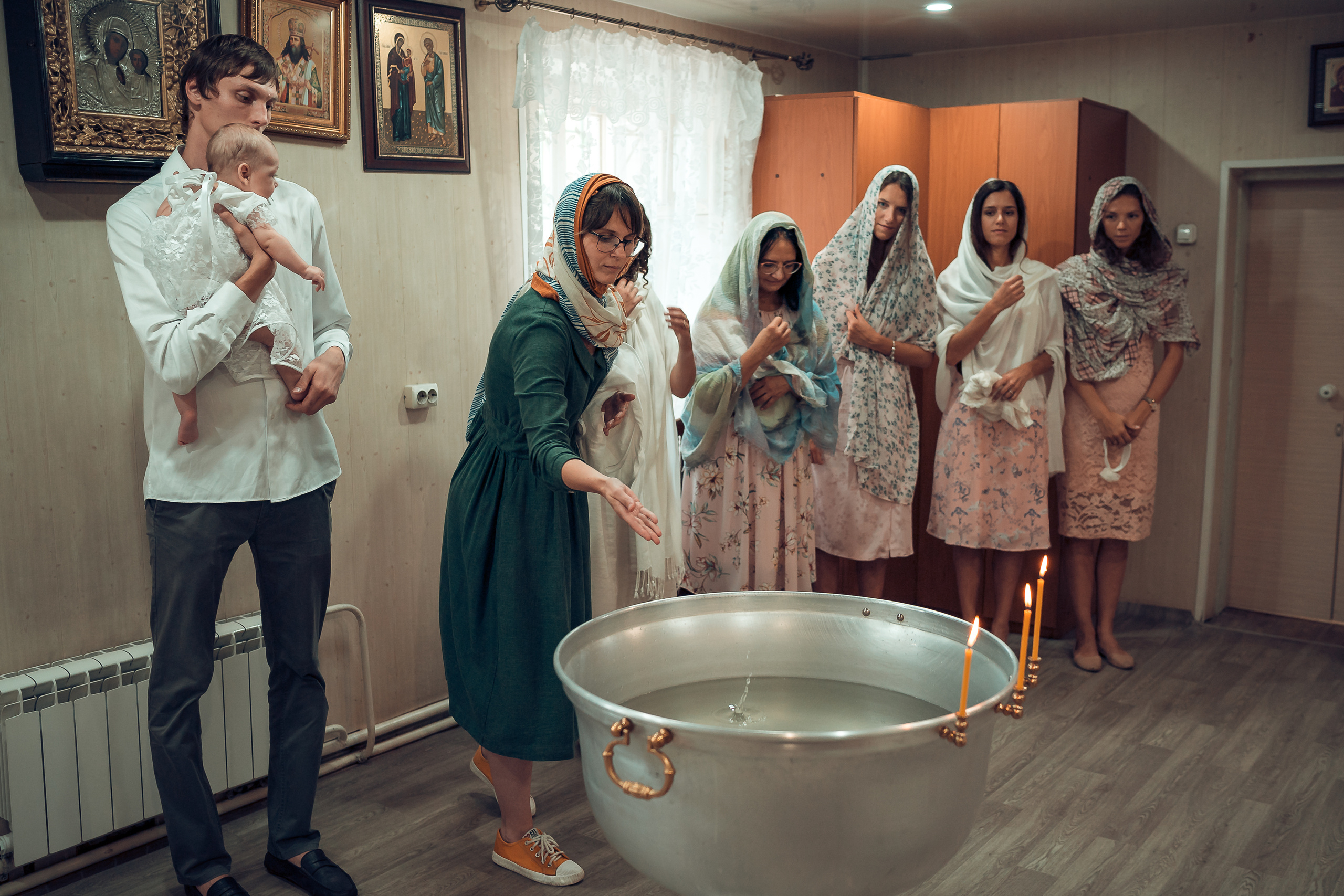 Крещение Ярославы Покровский Кафедральный Собор. Фотограф на Крещение и Венчание в Красноярске Рамазанова Юлия