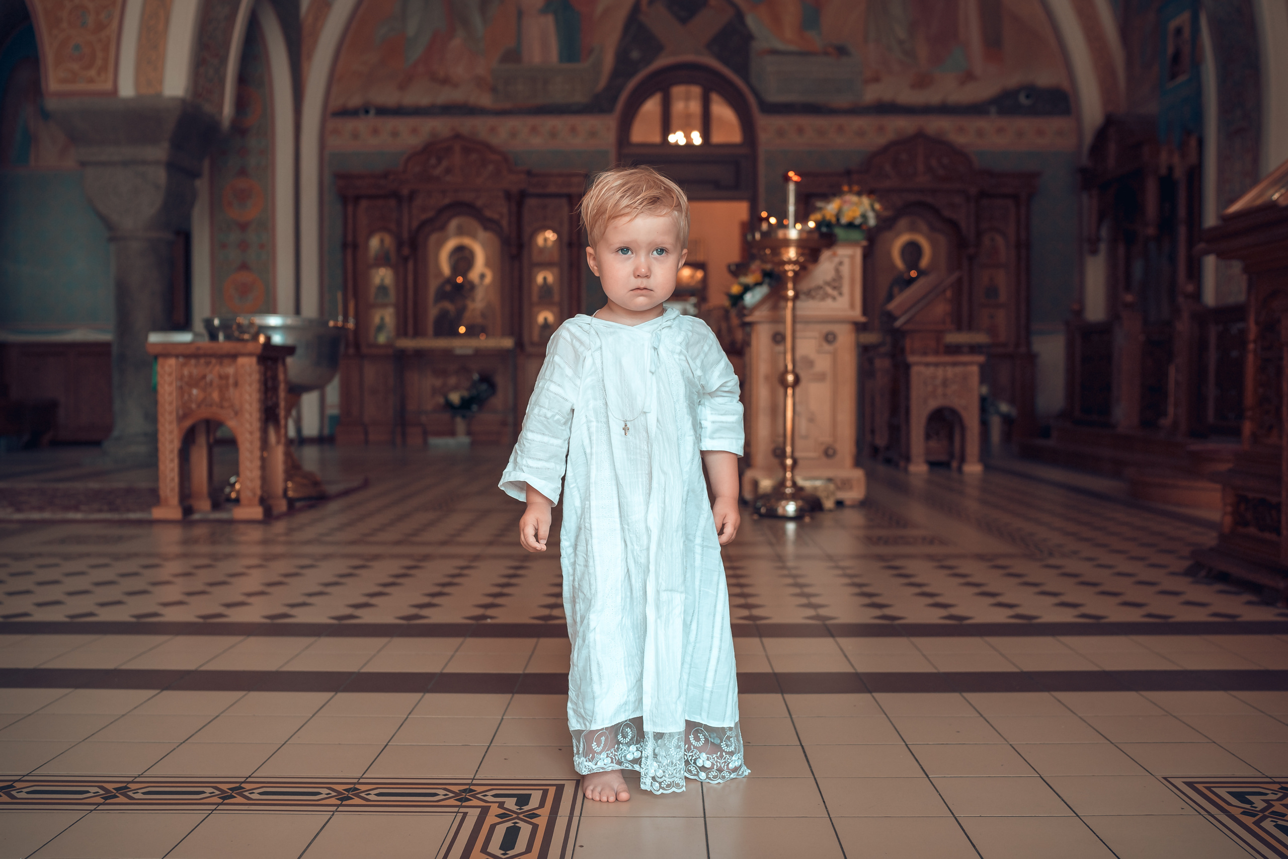 Крещение Артемия Храм Иоанна Предтечи. Фотограф на Крещение и Венчание в Красноярске Рамазанова Юлия