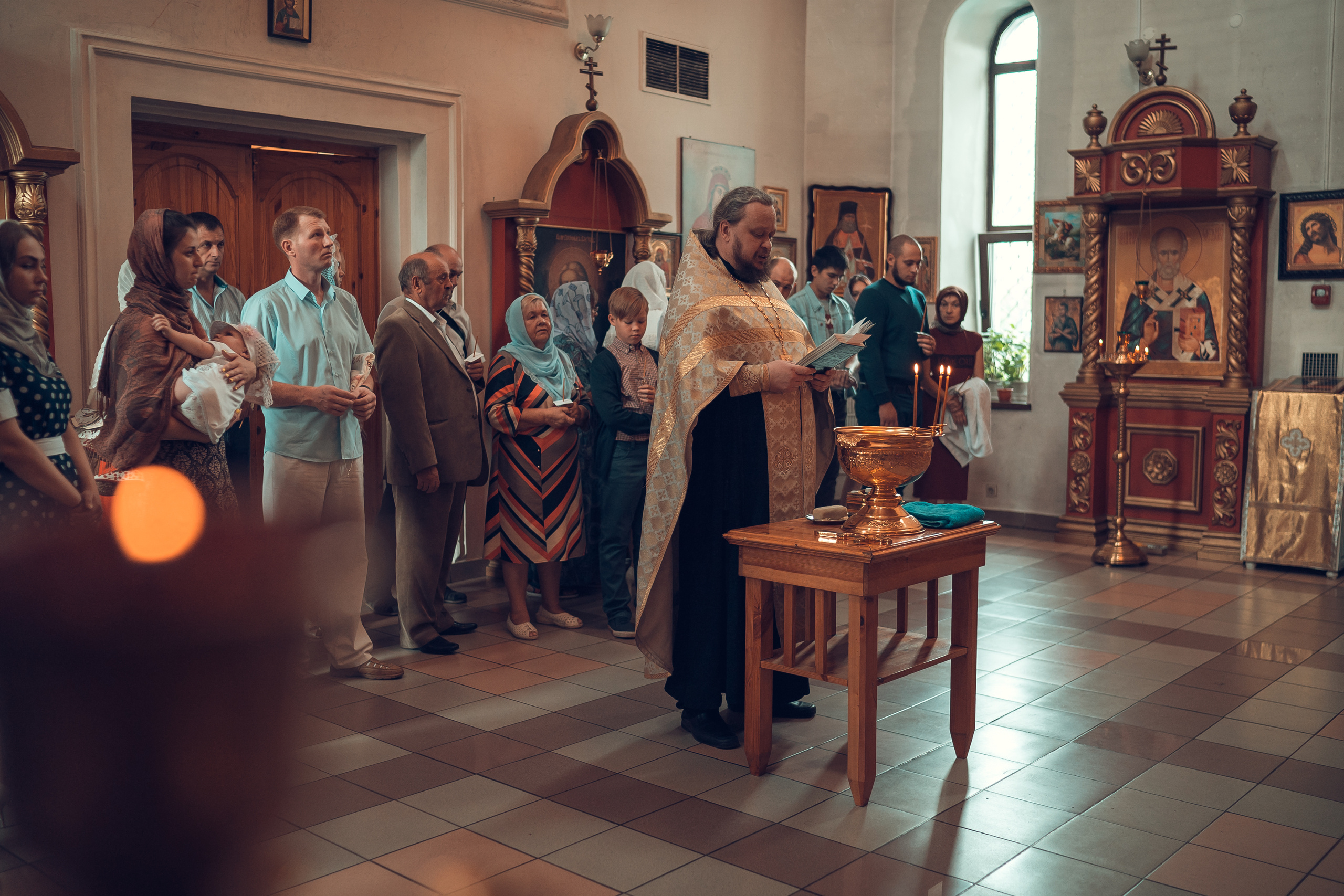 Крещение Марии Храм святого апостола и евангелиста Луки. Фотограф на Крещение и Венчание в Красноярске Рамазанова Юлия