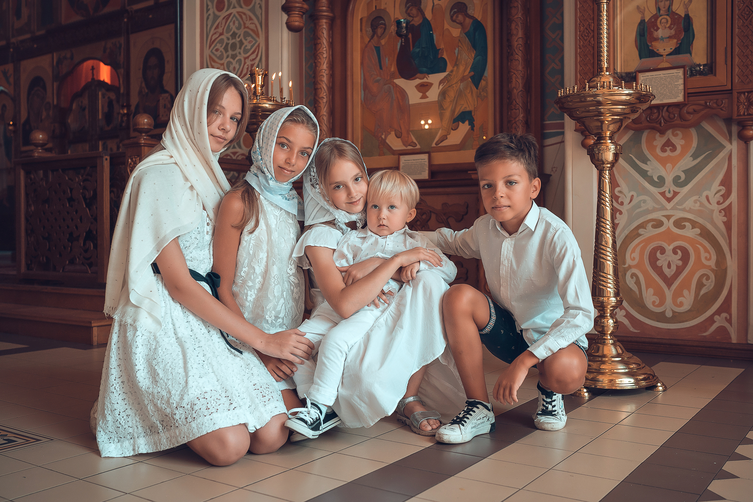 Крещение Артемия Храм Иоанна Предтечи. Фотограф на Крещение и Венчание в Красноярске Рамазанова Юлия