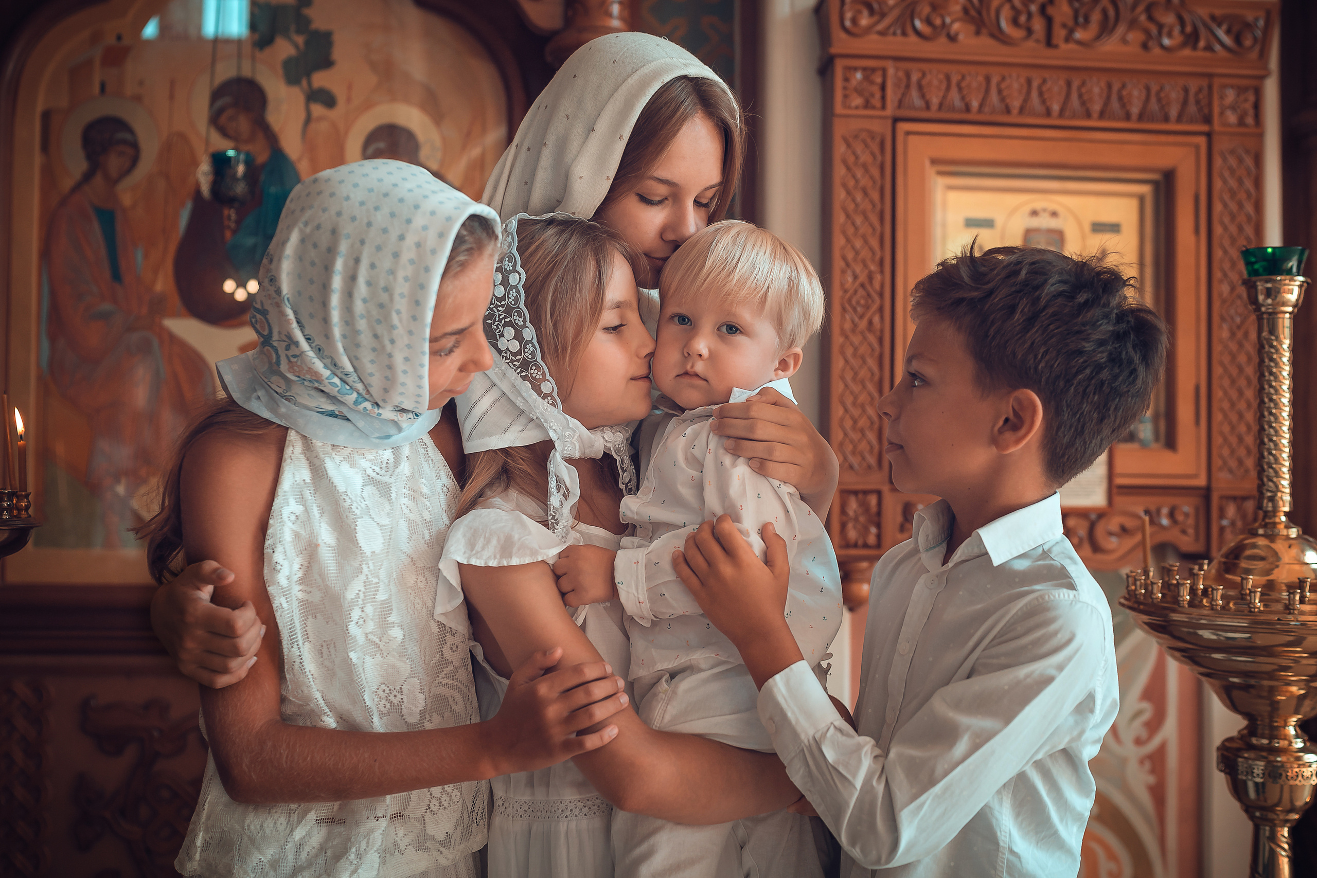 Крещение Артемия Храм Иоанна Предтечи. Фотограф на Крещение и Венчание в Красноярске Рамазанова Юлия