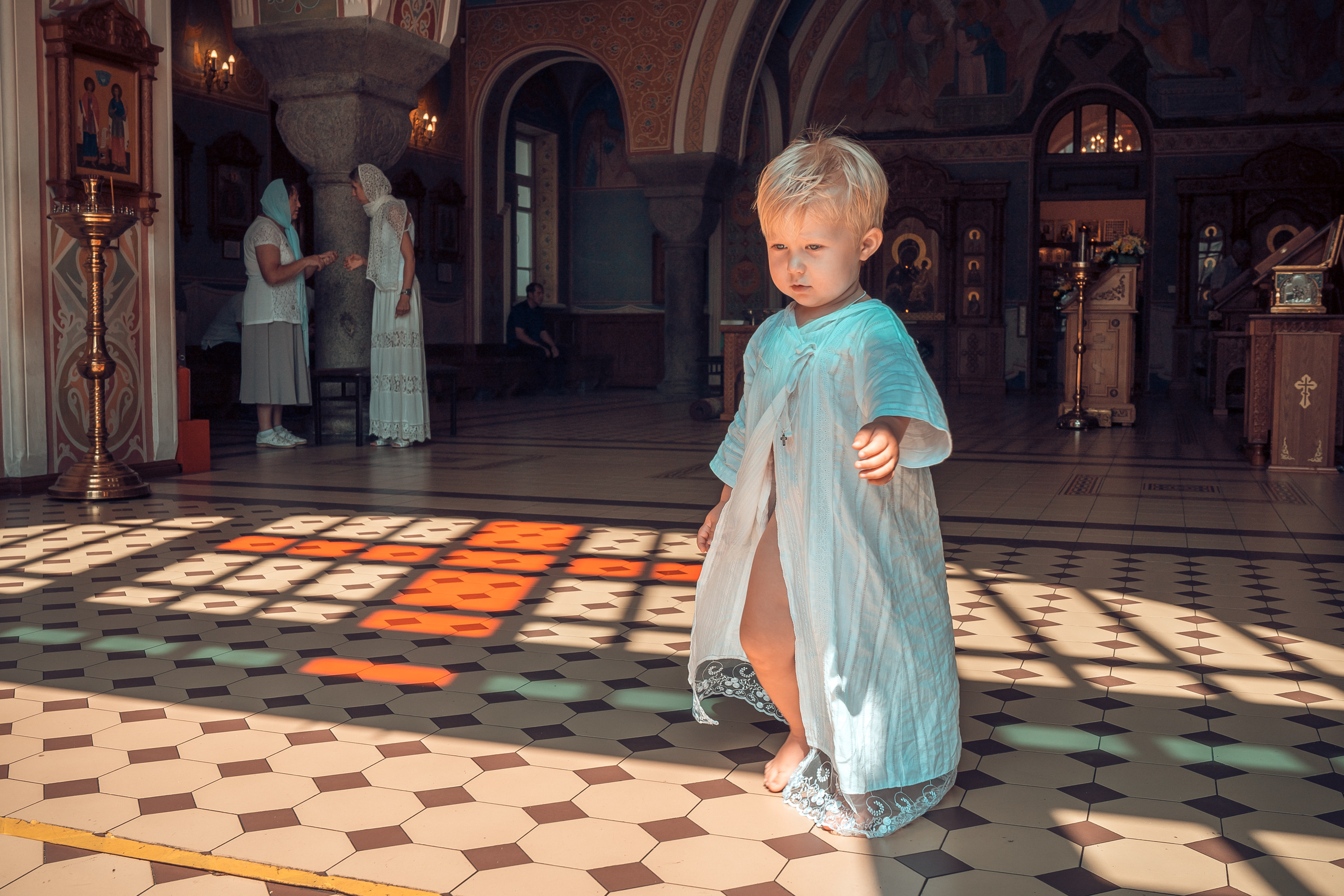 Крещение Артемия Храм Иоанна Предтечи. Фотограф на Крещение и Венчание в Красноярске Рамазанова Юлия