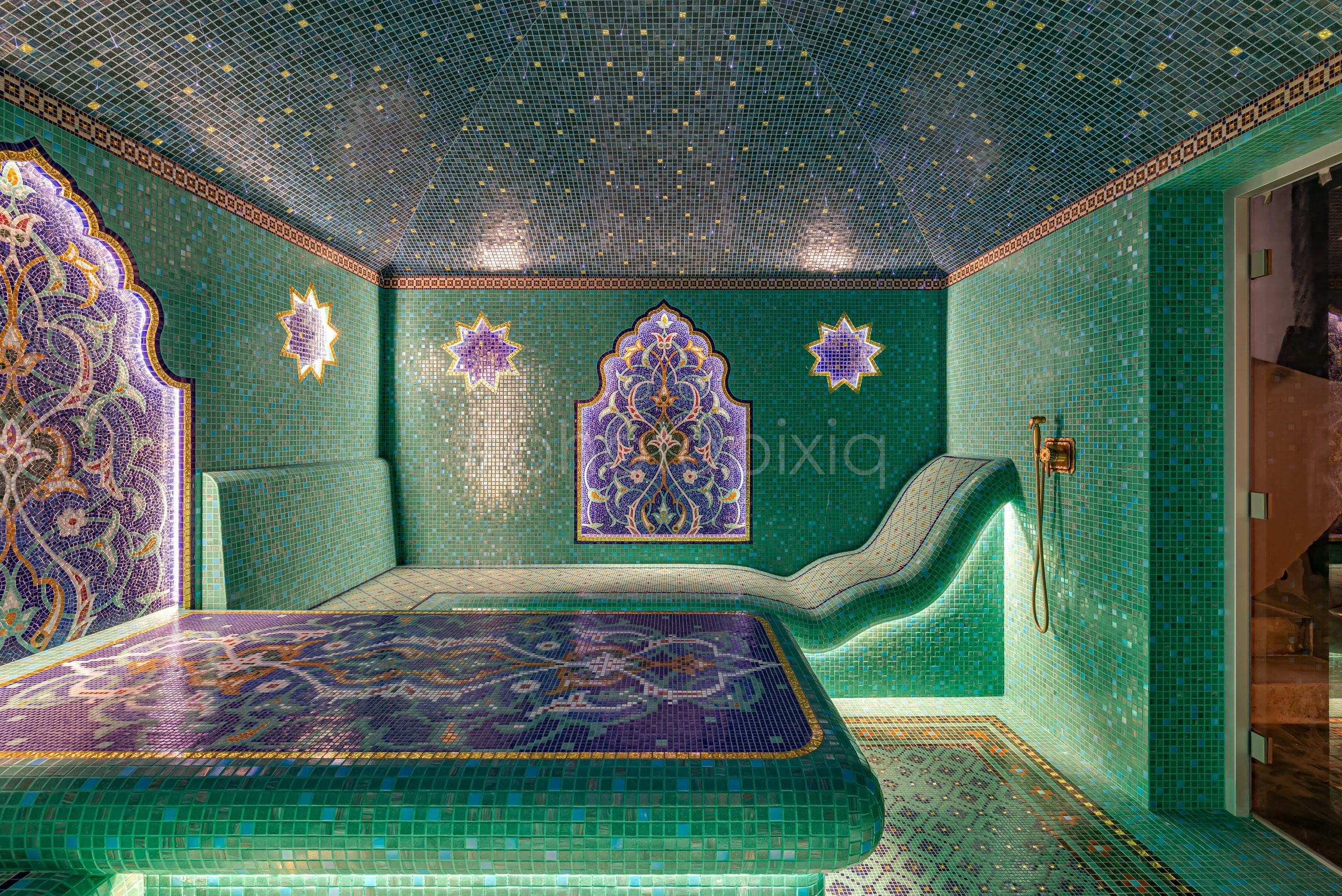 Фотосъёмка турецкой сауны для портфолио hamamsauna. Интерьерная съёмка и виртуальные туры — Интерьерный фотограф Кузнецов Сергей (photopixiq)