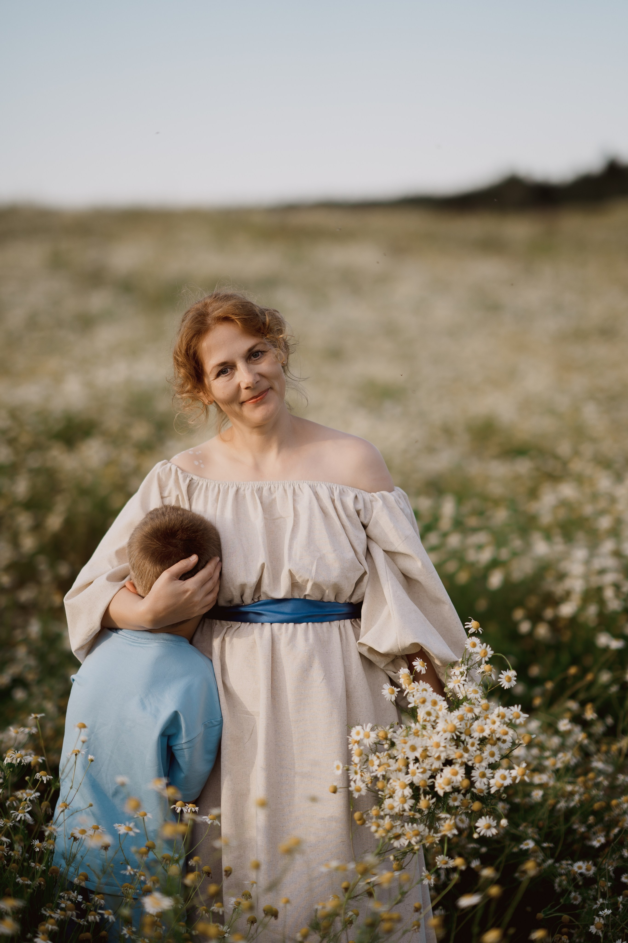 Ромашковое поле. Радонеж. Семейный и детский фотограф в Сергиев Посаде, Хотьково Якимчук Любовь