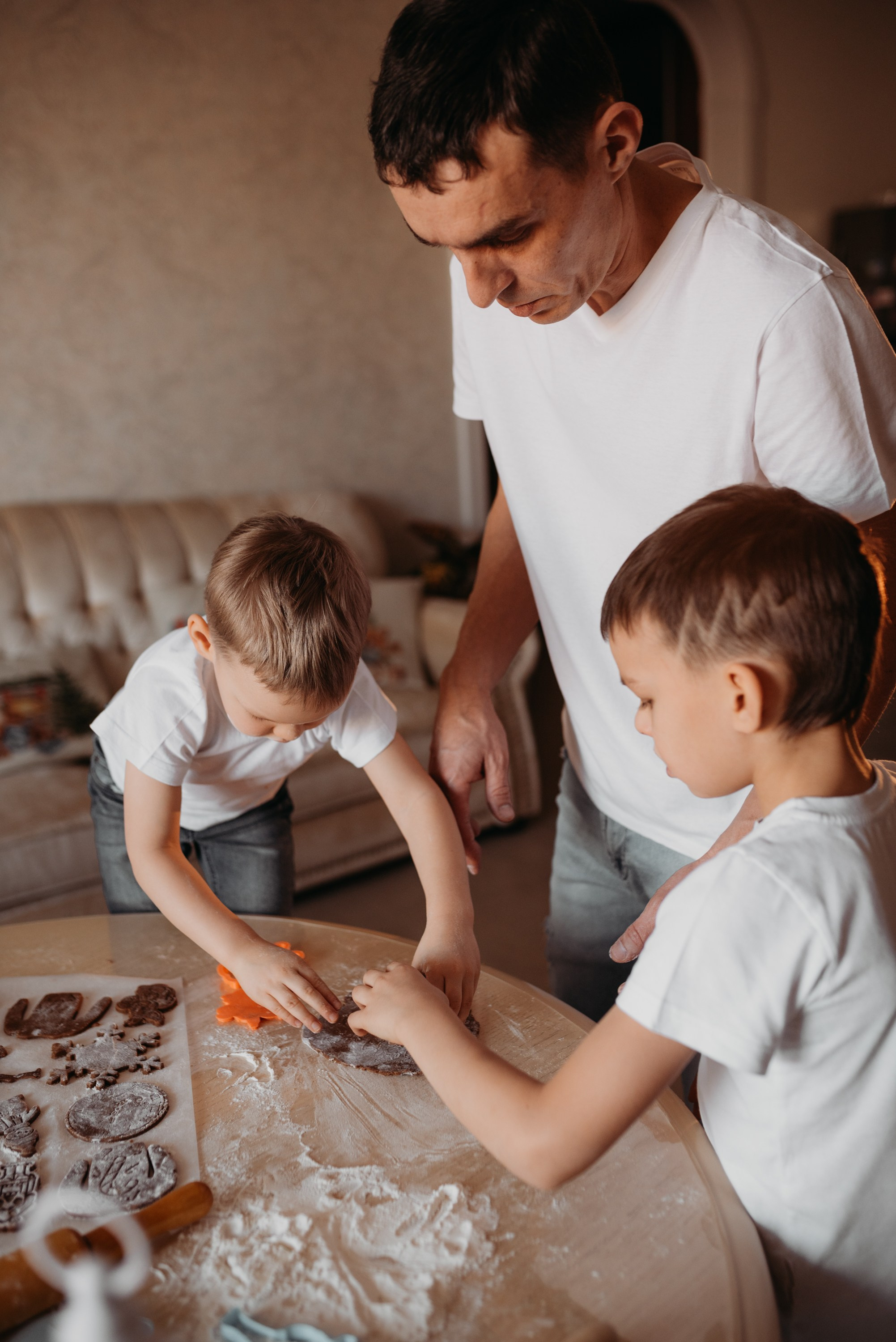 Юлия, Алексей, Тихон, Трофим и Потап. Семейный и детский фотограф в Новосибирске и Краснообске — Анна Ким