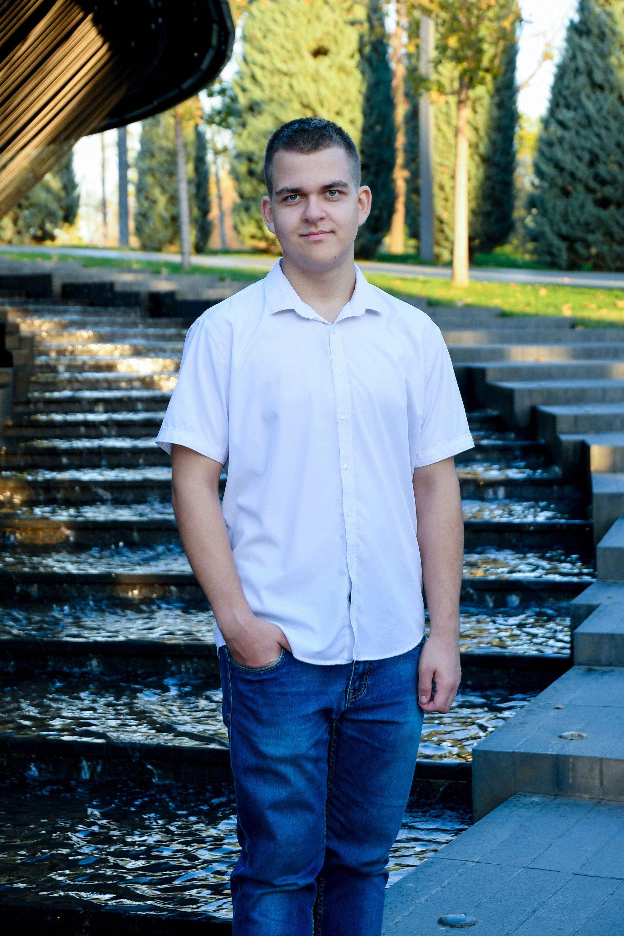 Фотосессия для выпускных альбомов в парке Галицкого. Вячеслав Скрипник Фотограф Краснодар