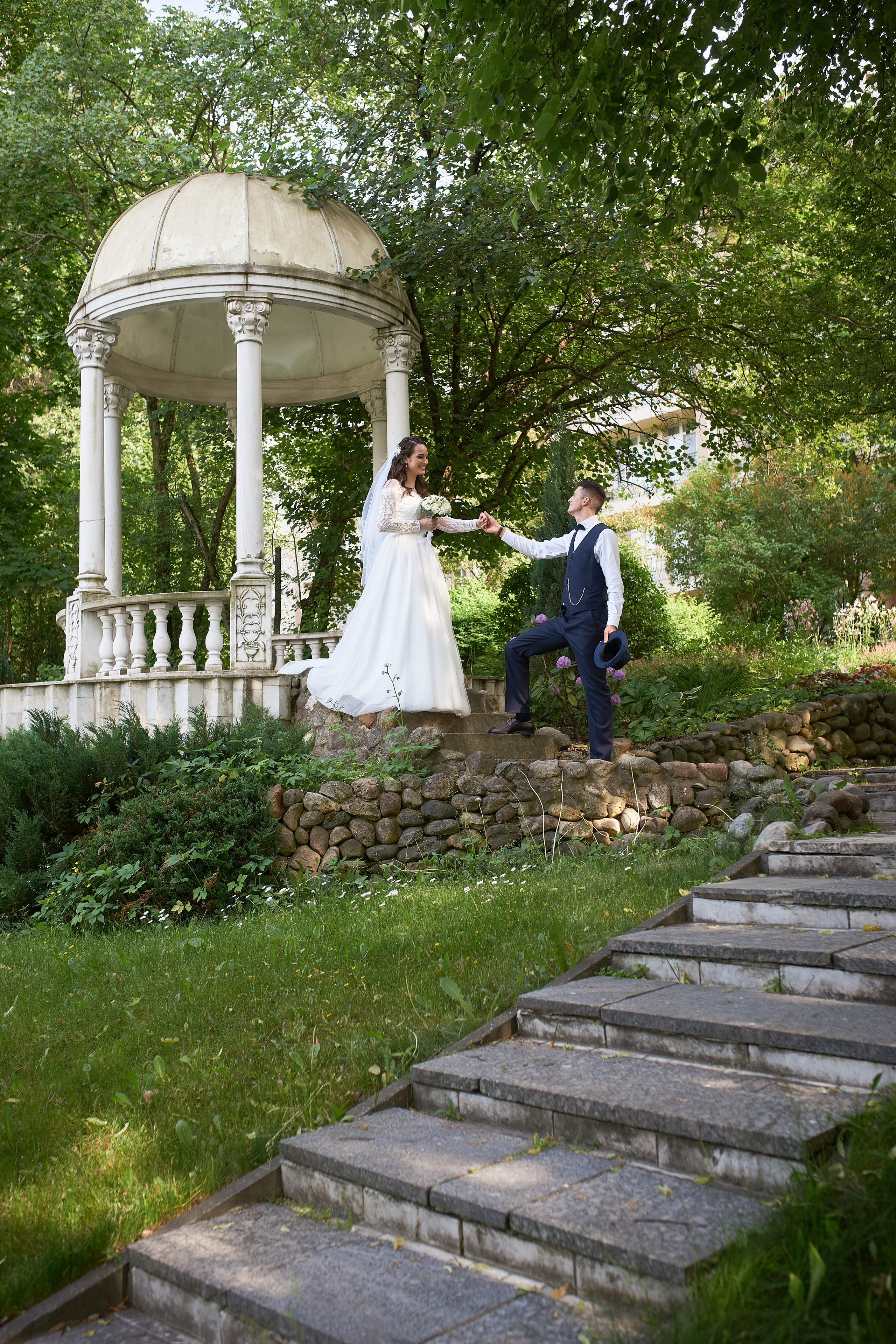 свадебная прогулка