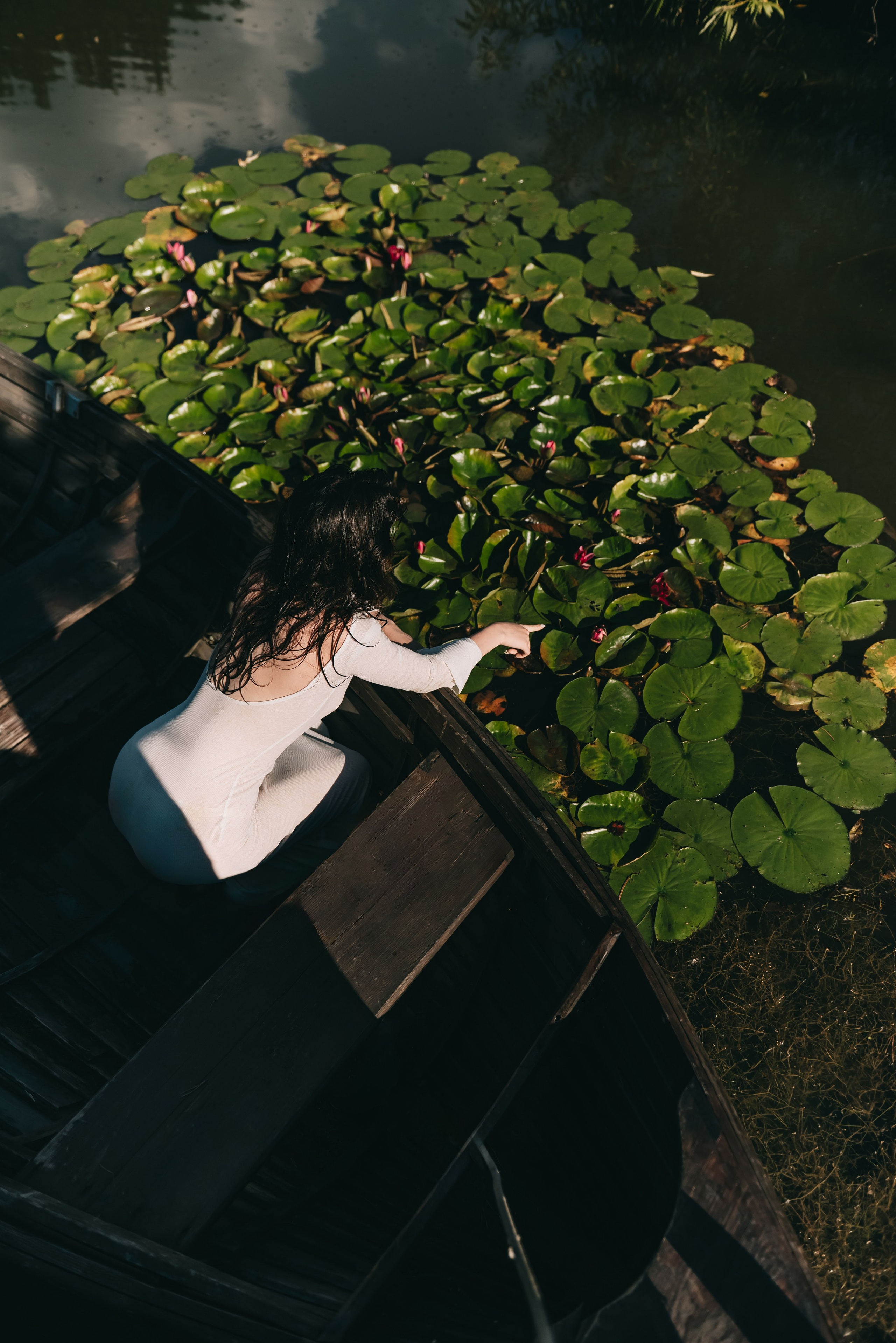 Фотосессия с кувшинками в Таёжной Заимке в г. Кемерово