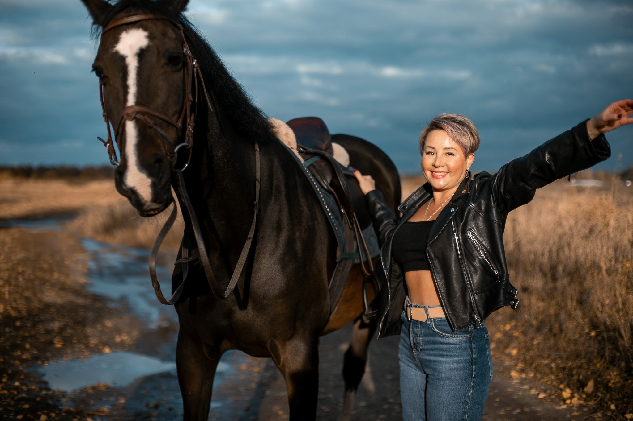 Прогулка с лошадью. Индивидуальный и семейный фотограф Ирина Москвичёва