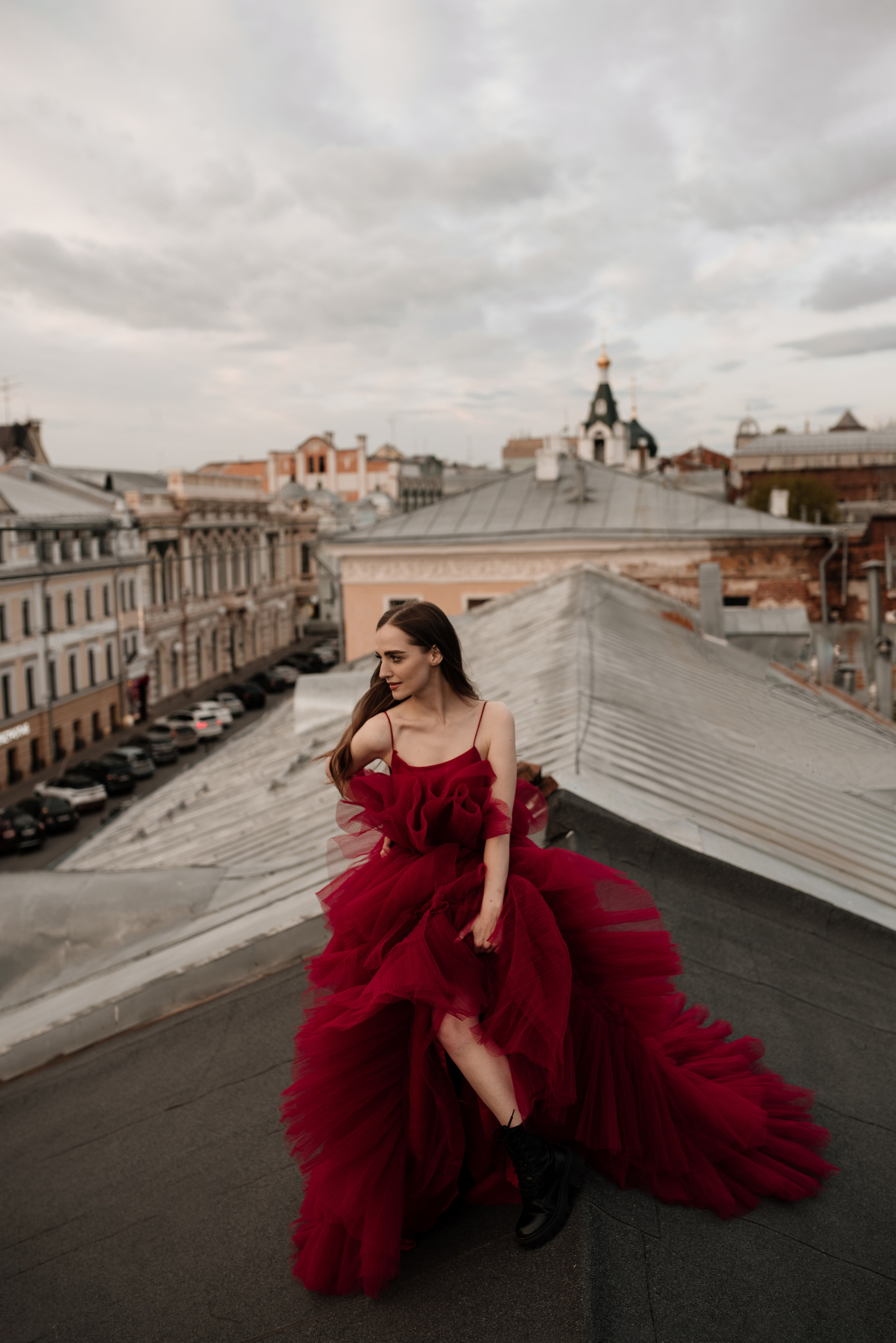 Аня ♡ Крыша. Фотограф Ольга Плеханова | Нижний Новгород, Москва