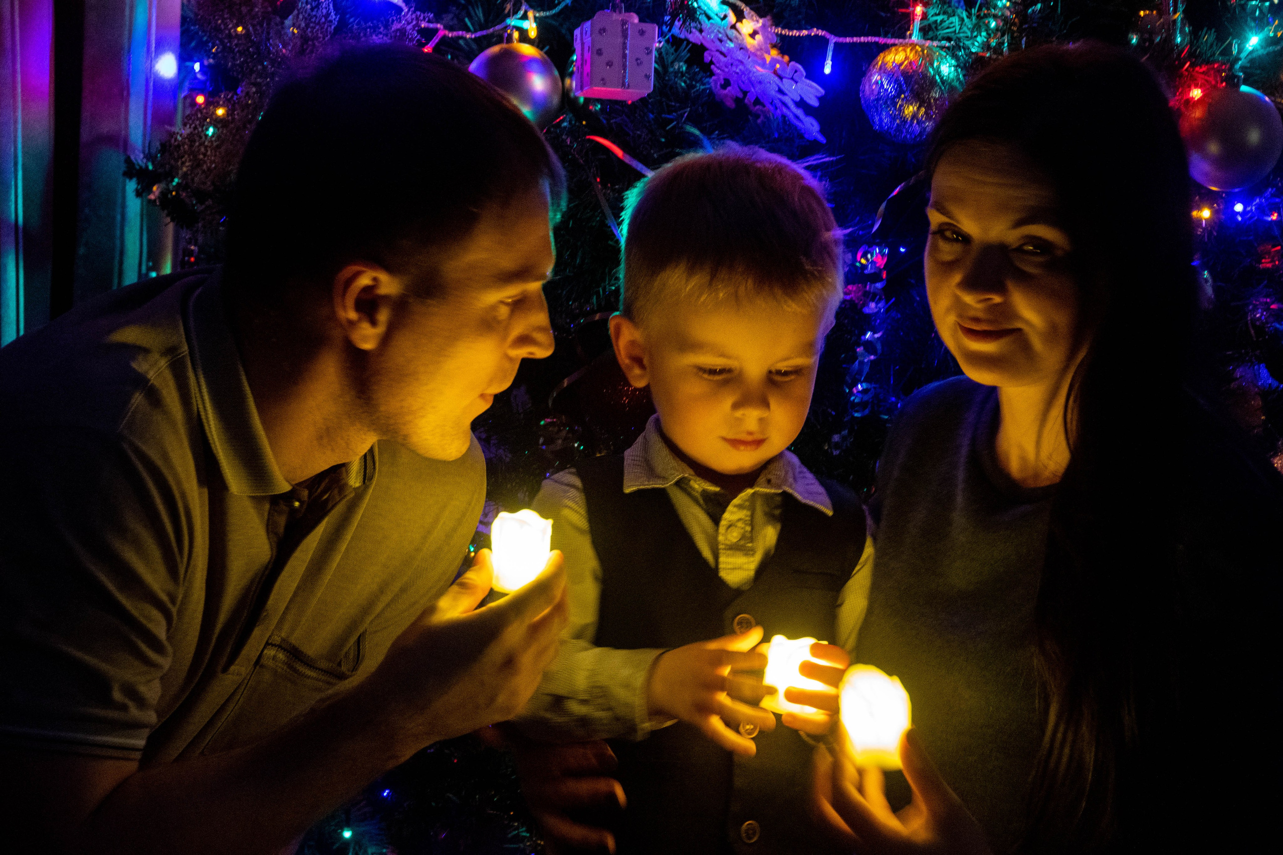 2023 Новый год. Акварель, Первомайка. Репортажный и детский фотограф в Новосибирске