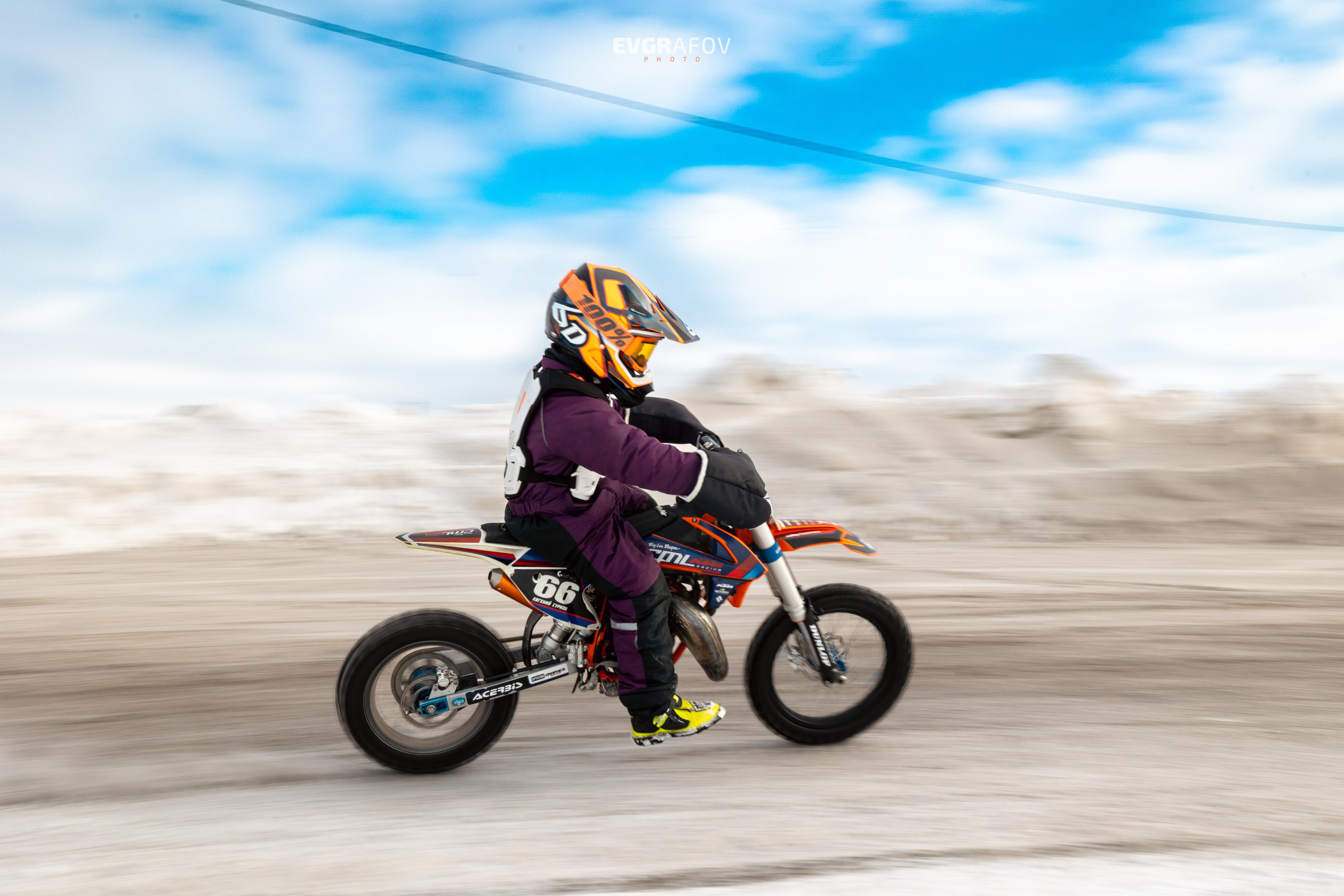 Открытый кубок Республики Татарстан по мотокроссу 3 этап. 4 февраля 2024 г. Фотограф Евграфов Александр