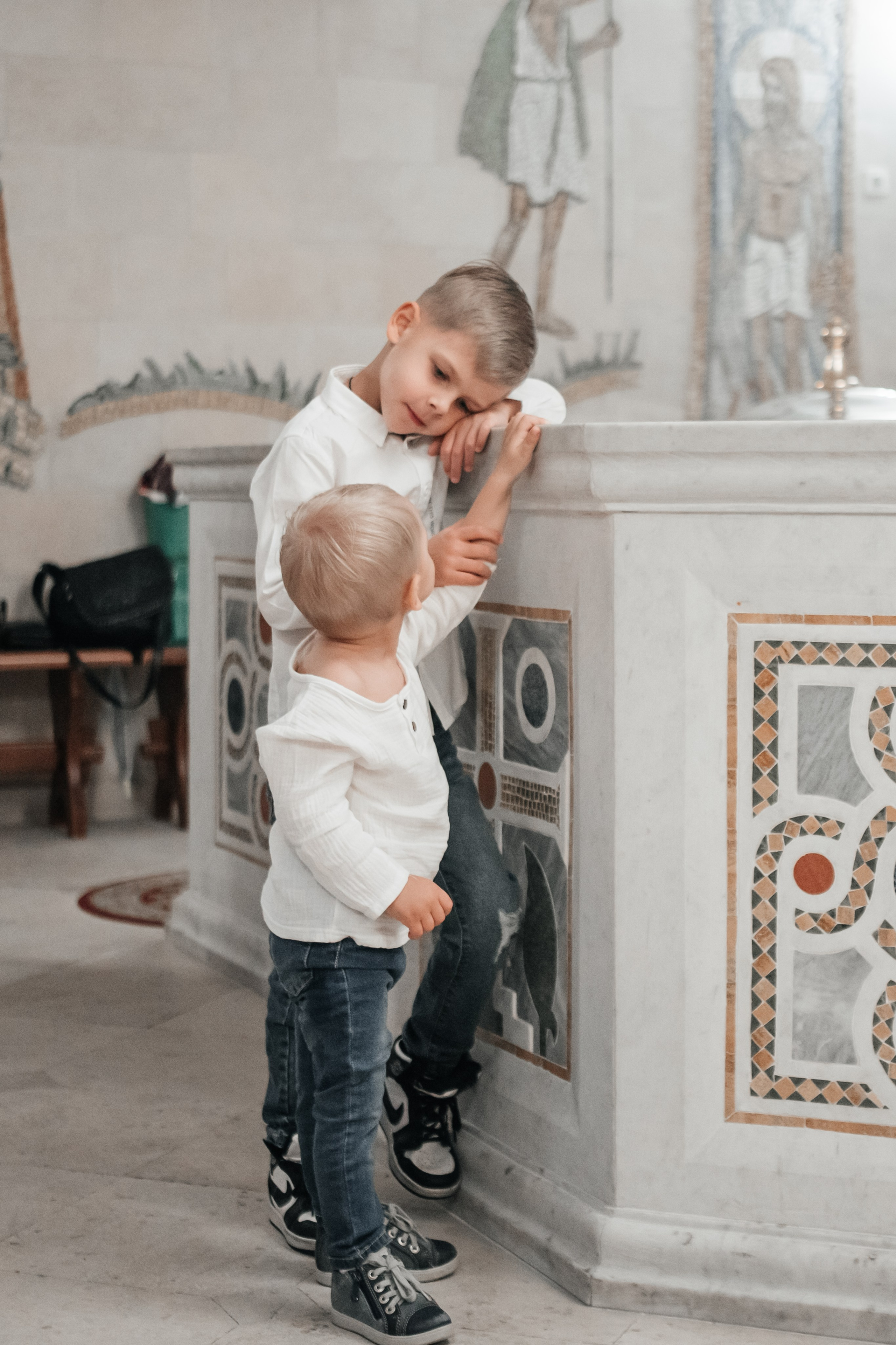 Крещение Артемия. Семейный фотограф в Москве и Подмосковье Иванова Нина