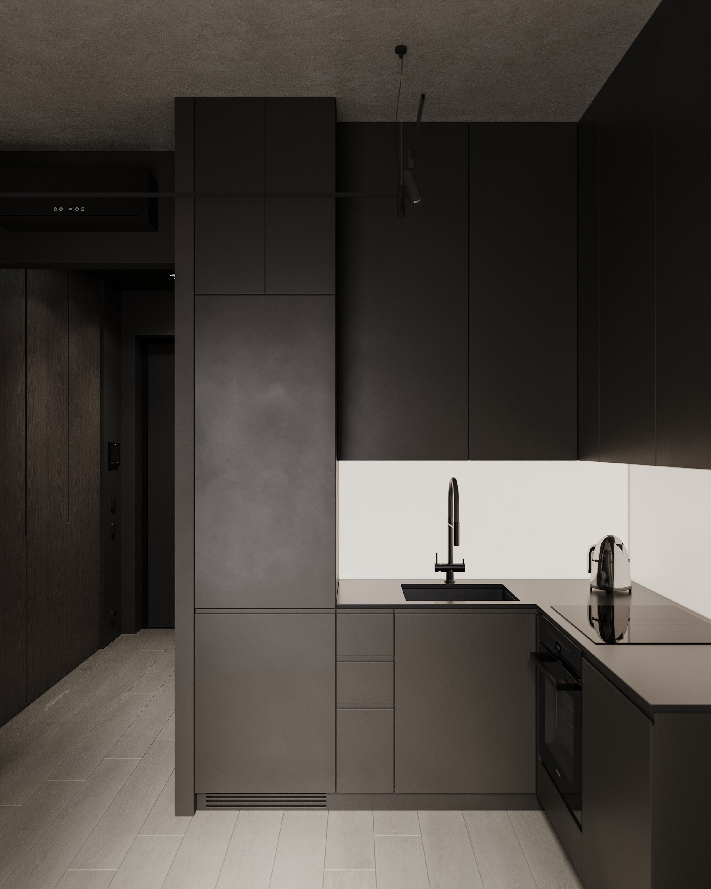 Прихожая + кухня-гостиная + спальня. Ronirosse