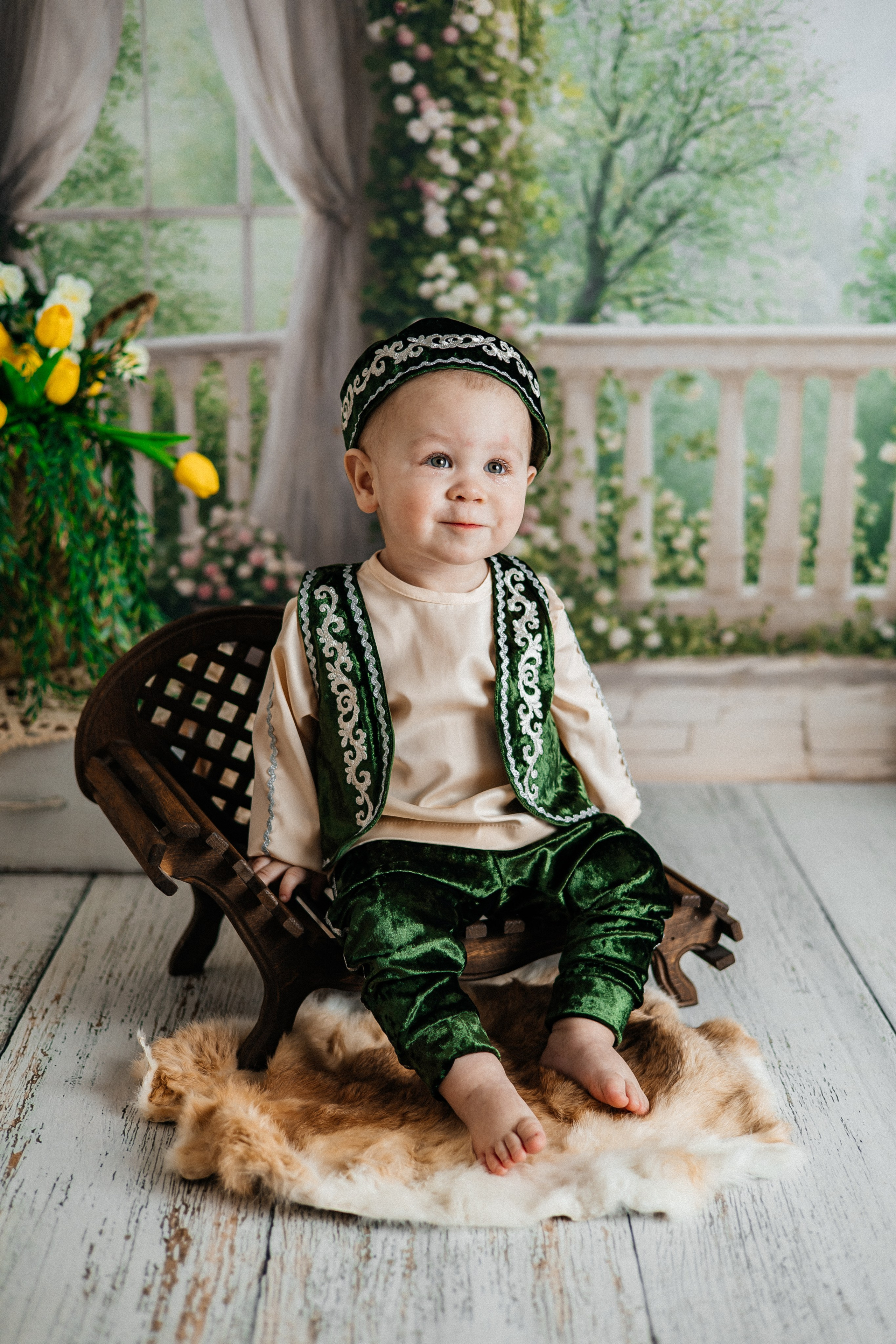 Красота костюма «татарский». Фотограф новорождённых Екатерина Боброва. Ульяновск