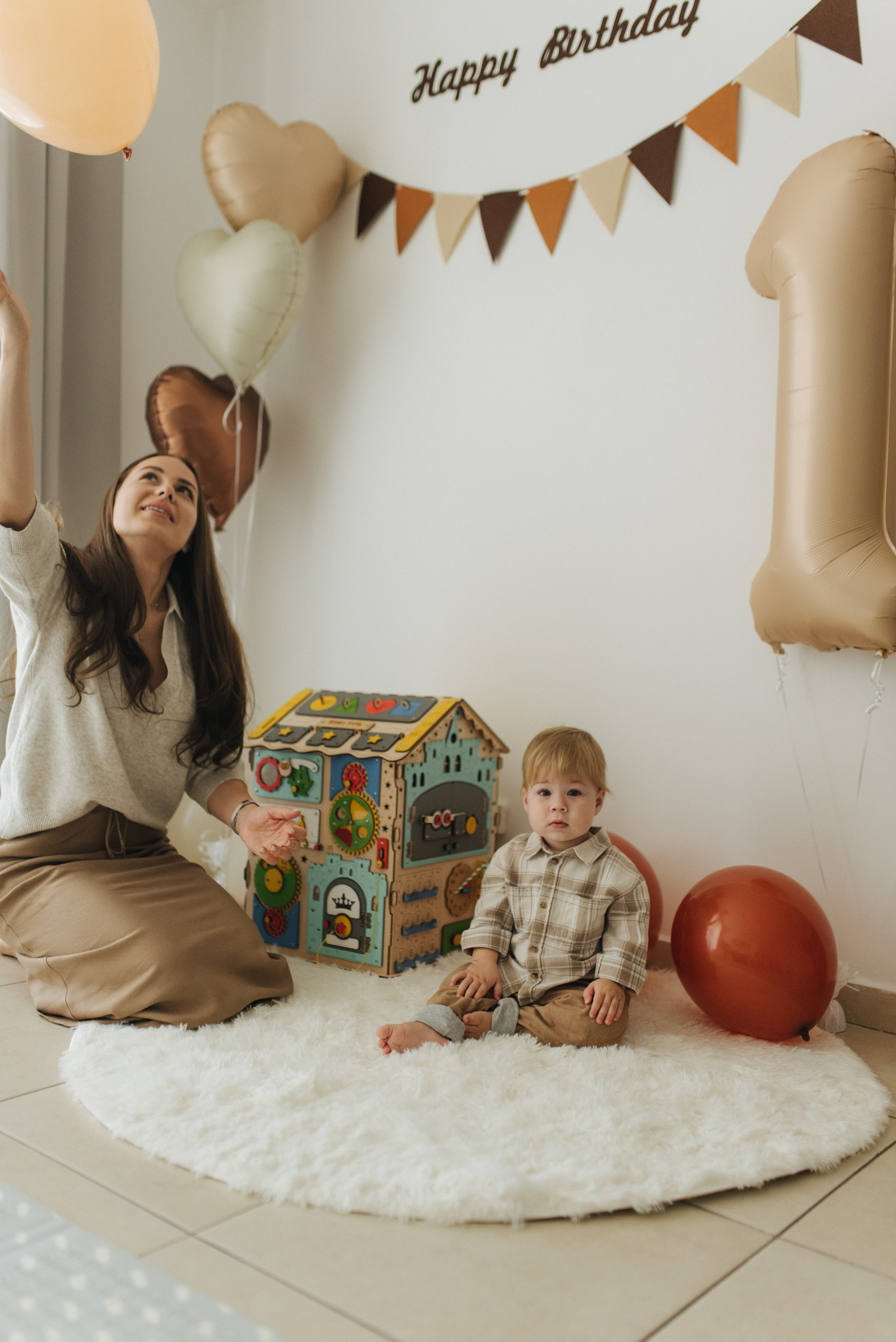 1st Birthday: Darya, Igor and Michael. Family photographer in Israel | Alesya Superfin