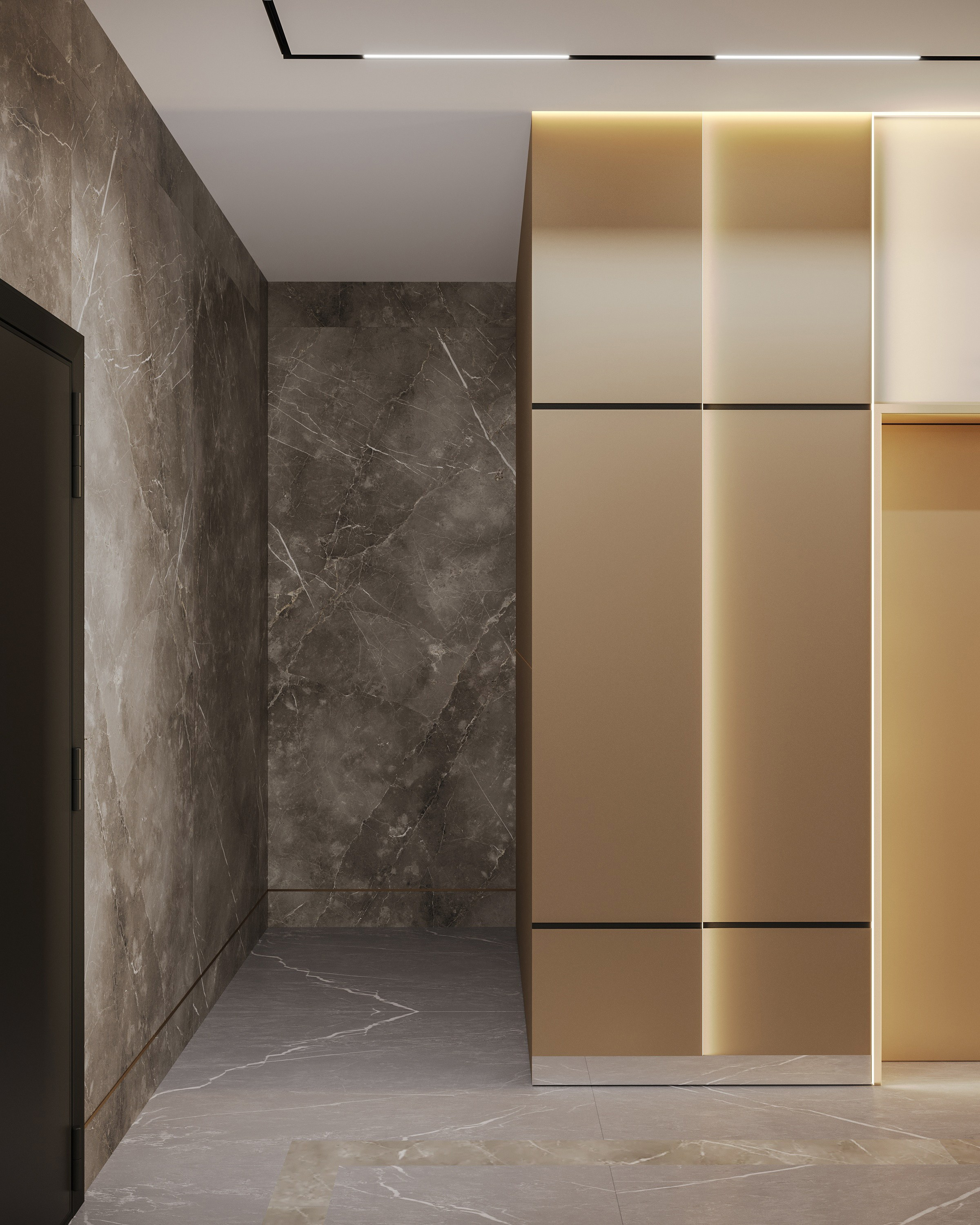 ЖК Кремлин дизайн холла. Дизайнер интерьера