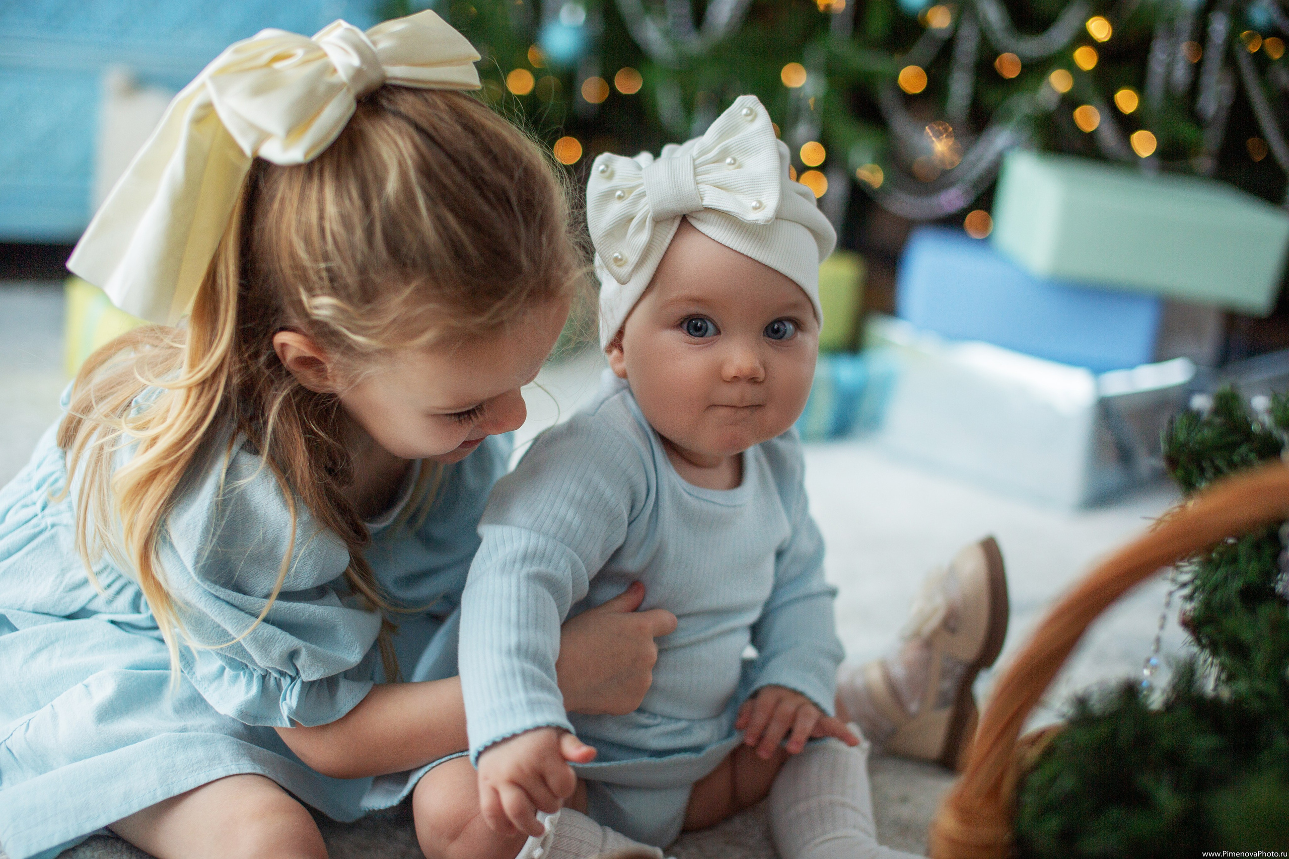 Новогодняя история: Ариана и Амелия. Семейный и детский фотограф в Петрозаводске