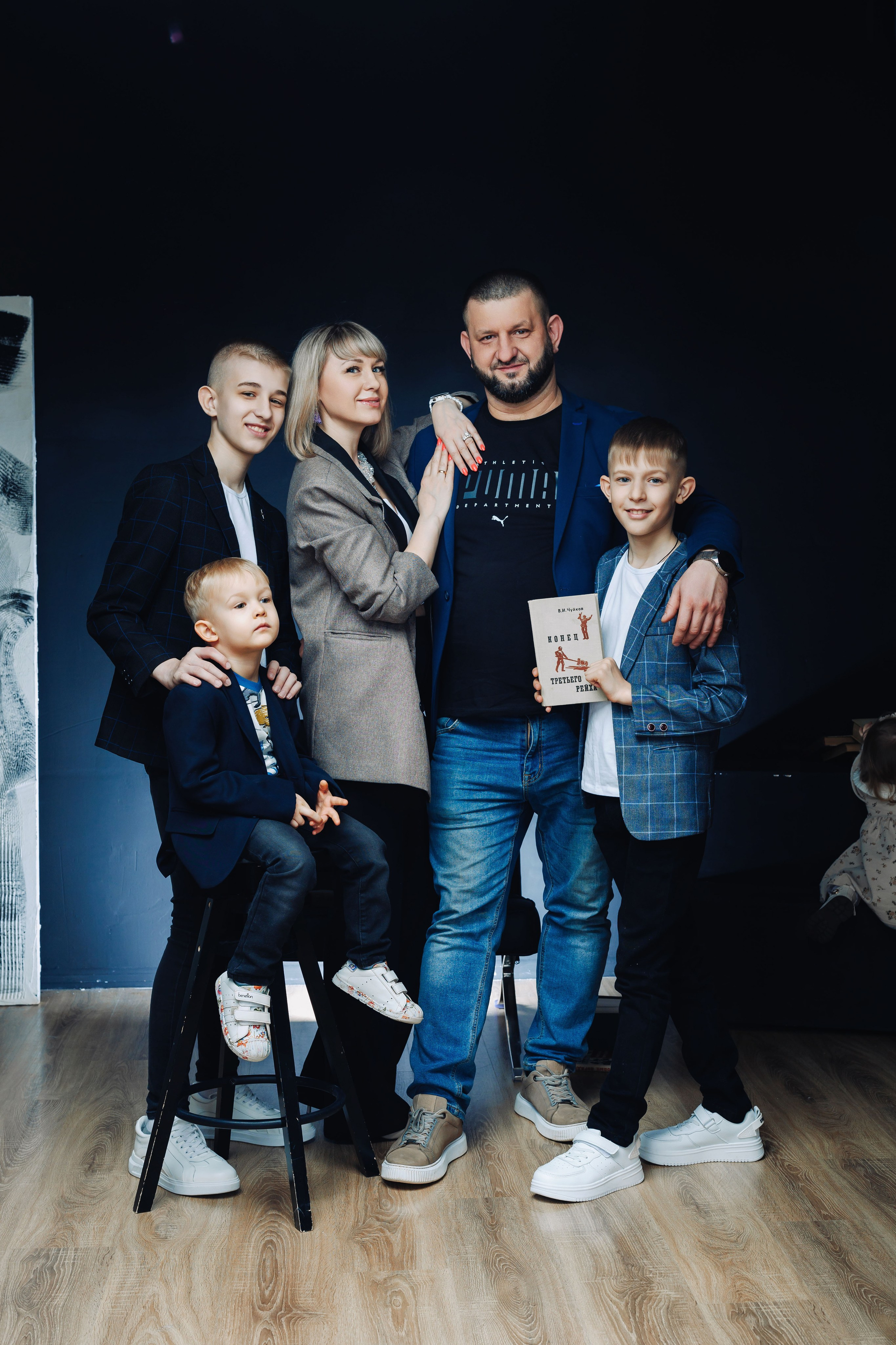 Предновогодняя  семейная съёмка 