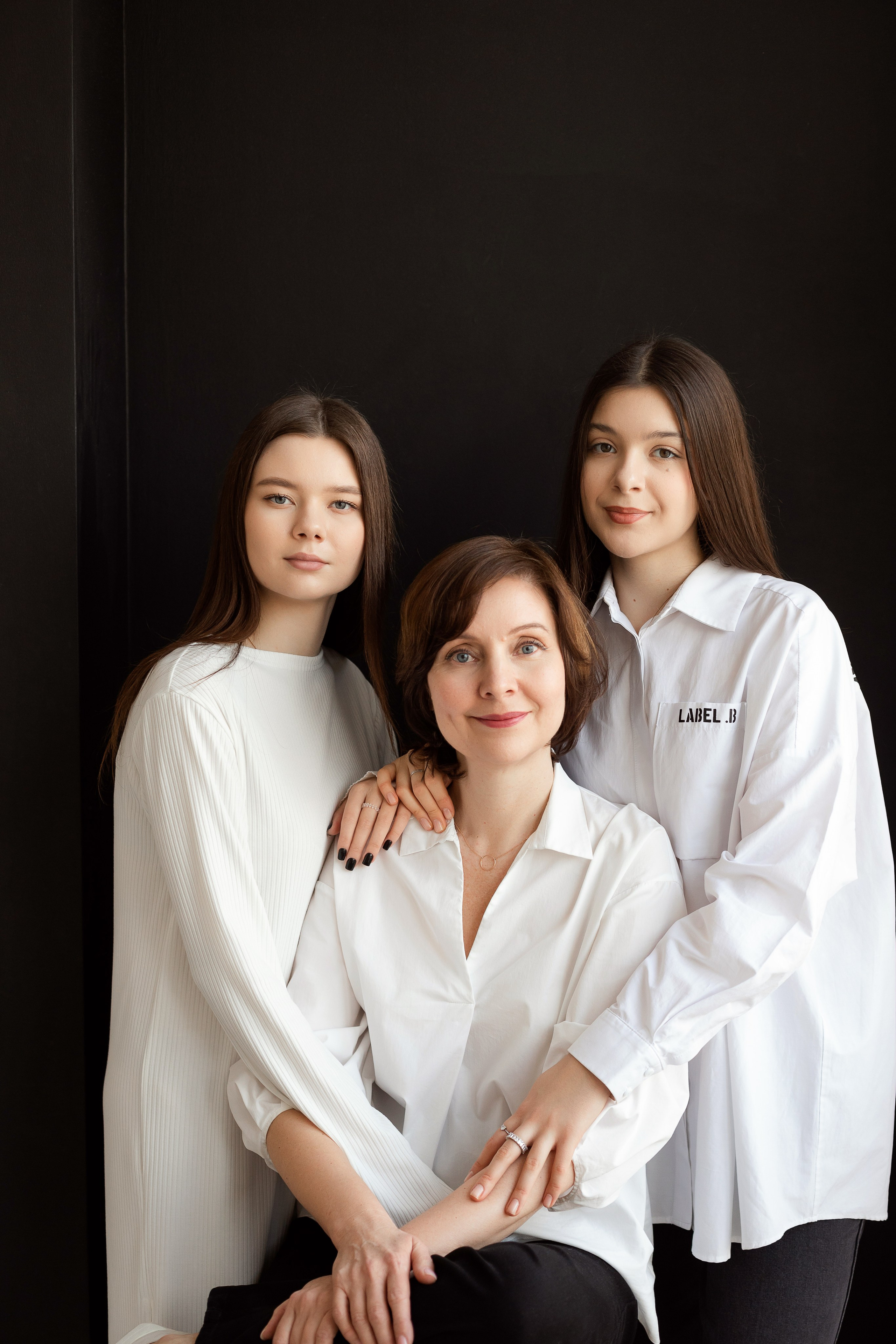 Съемка большой семьи в студии «Когда вместе». Семейный фотограф в Екатеринбурге Маргарита Курносова