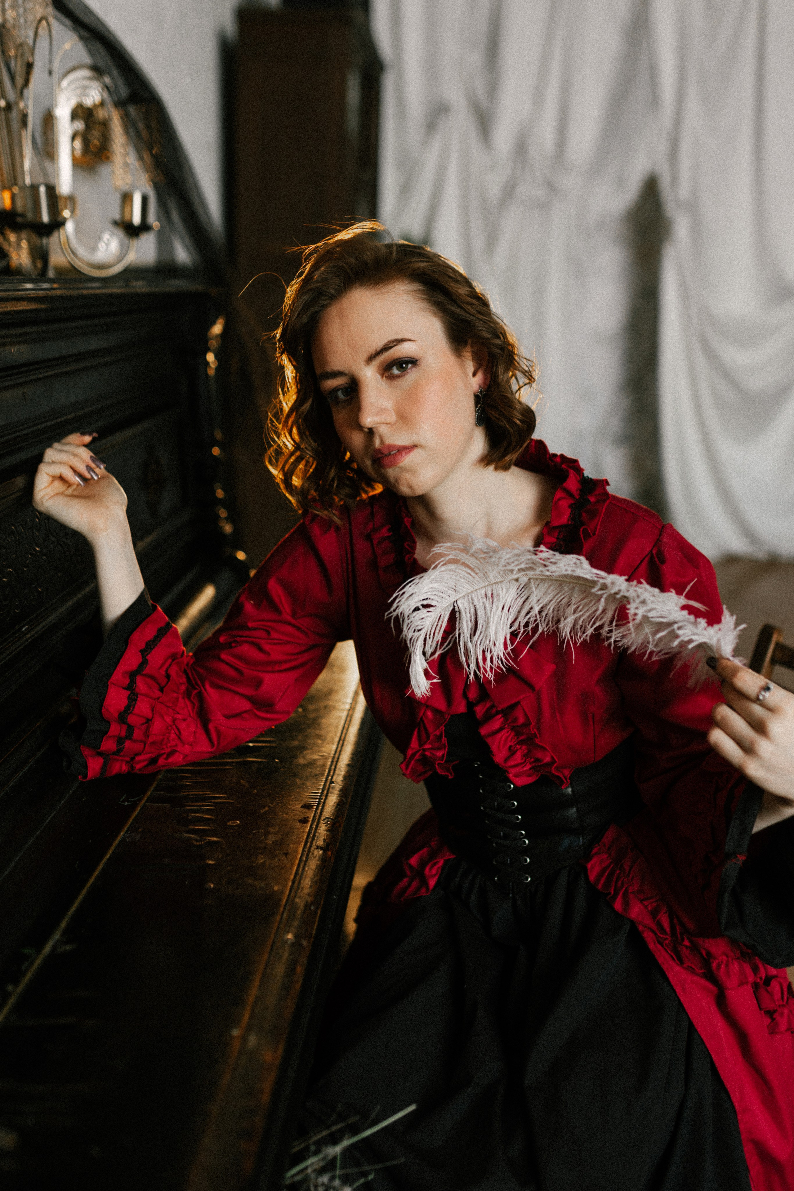 Красное-черное настроение. Свадебный и портретный фотограф — Мария Костина