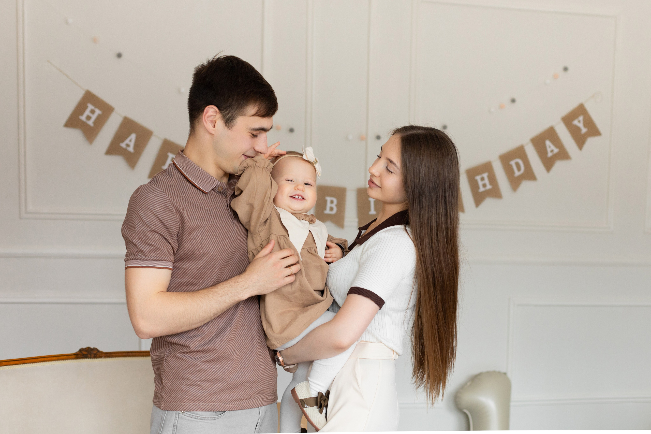 Годик в студии. Свадебный и семейный фотограф в городе Россошь и Воронежской области
