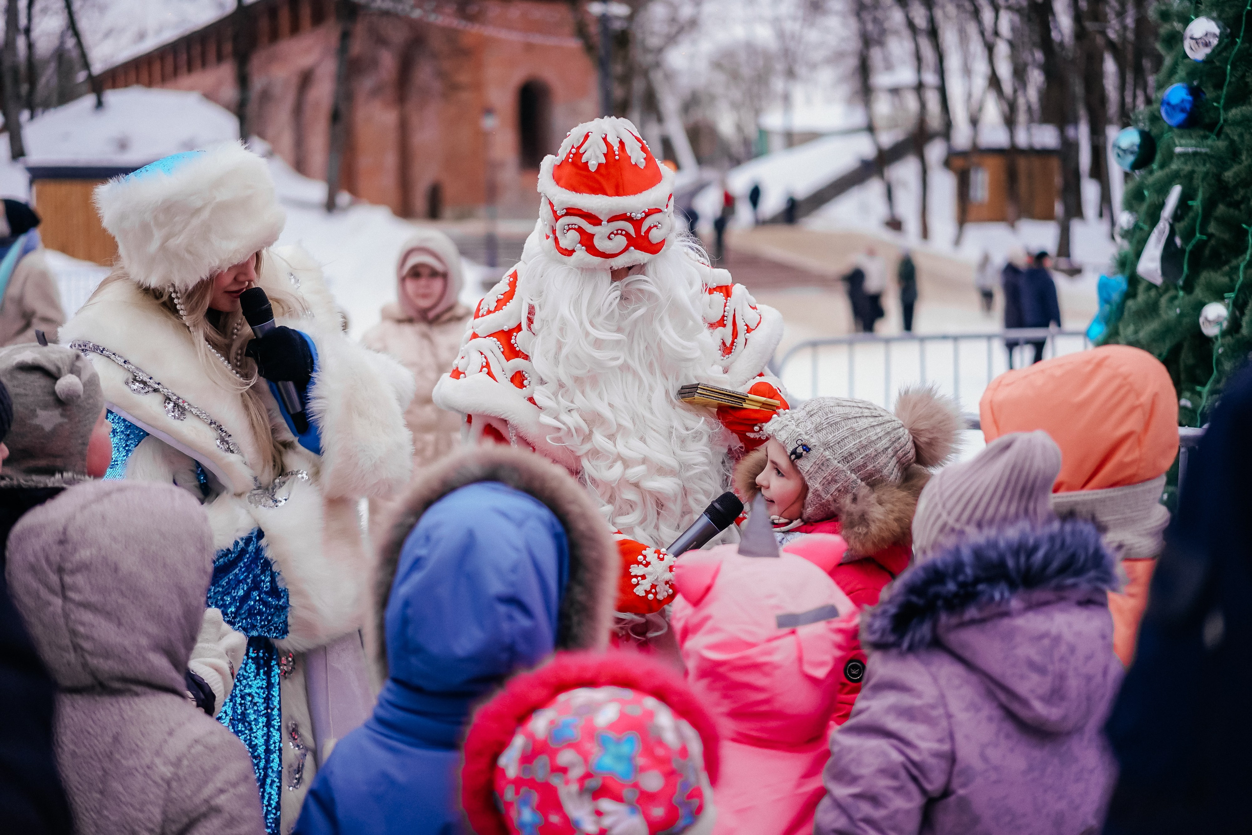 «Предновогодний переполох» Лопатинский сад, 14.12.2024. Фотограф и видеограф Смоленск | Студия Цезарь