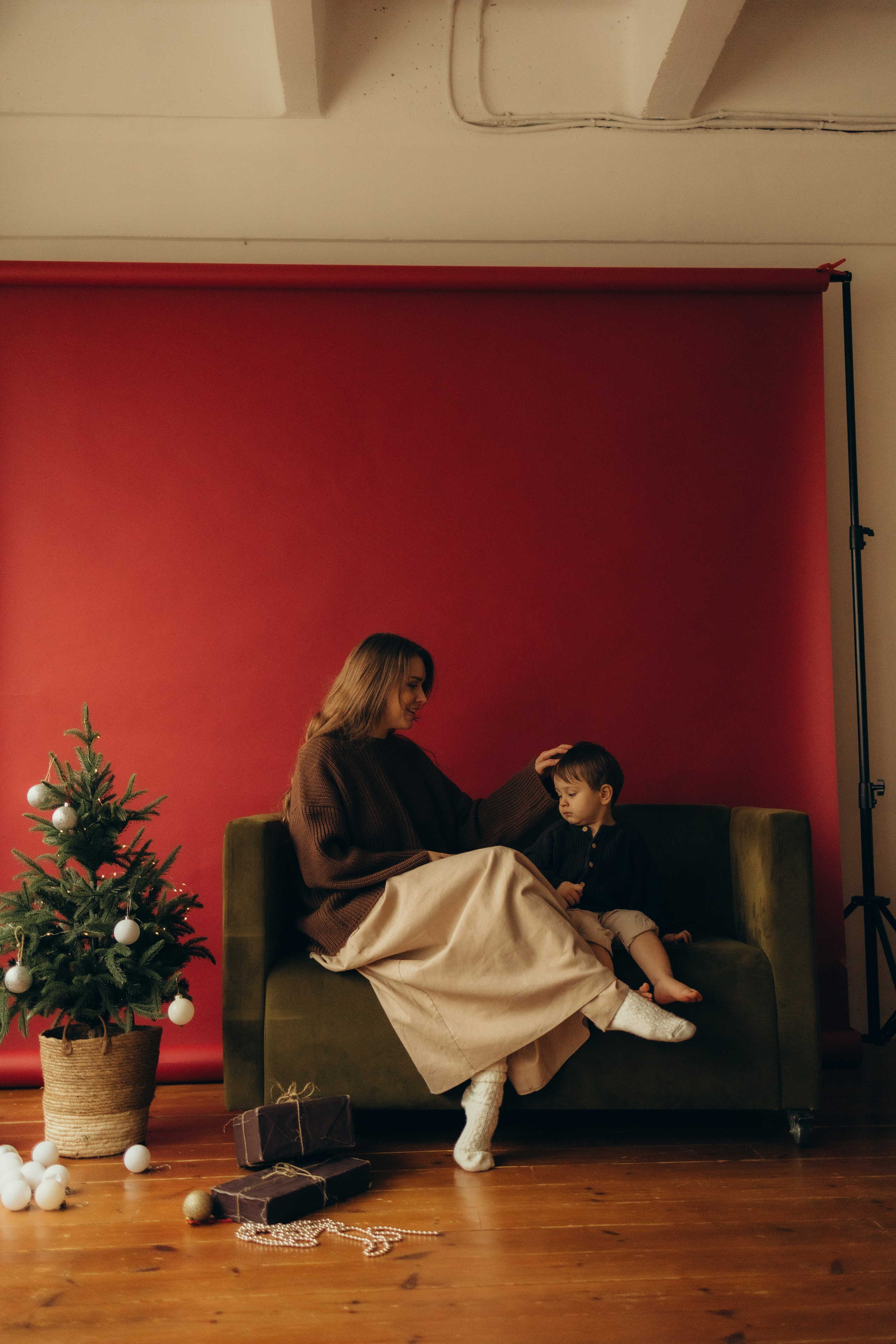 Семейная новогодняя фотосессия. Семейный фотограф в Москве Бунина Маргарита